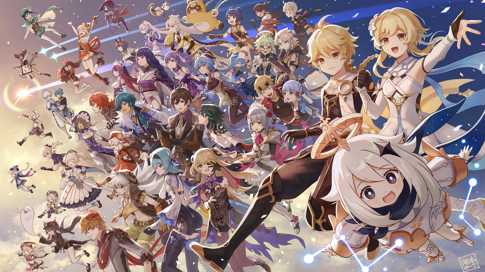 热门动漫 动漫女孩 原神 二次元 高清壁纸 3840×2160
