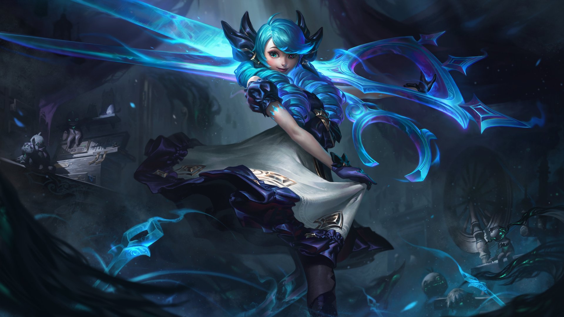 唯美奇幻女孩 电子游戏角色 英雄联盟 游戏 桌面壁纸 3840×2160