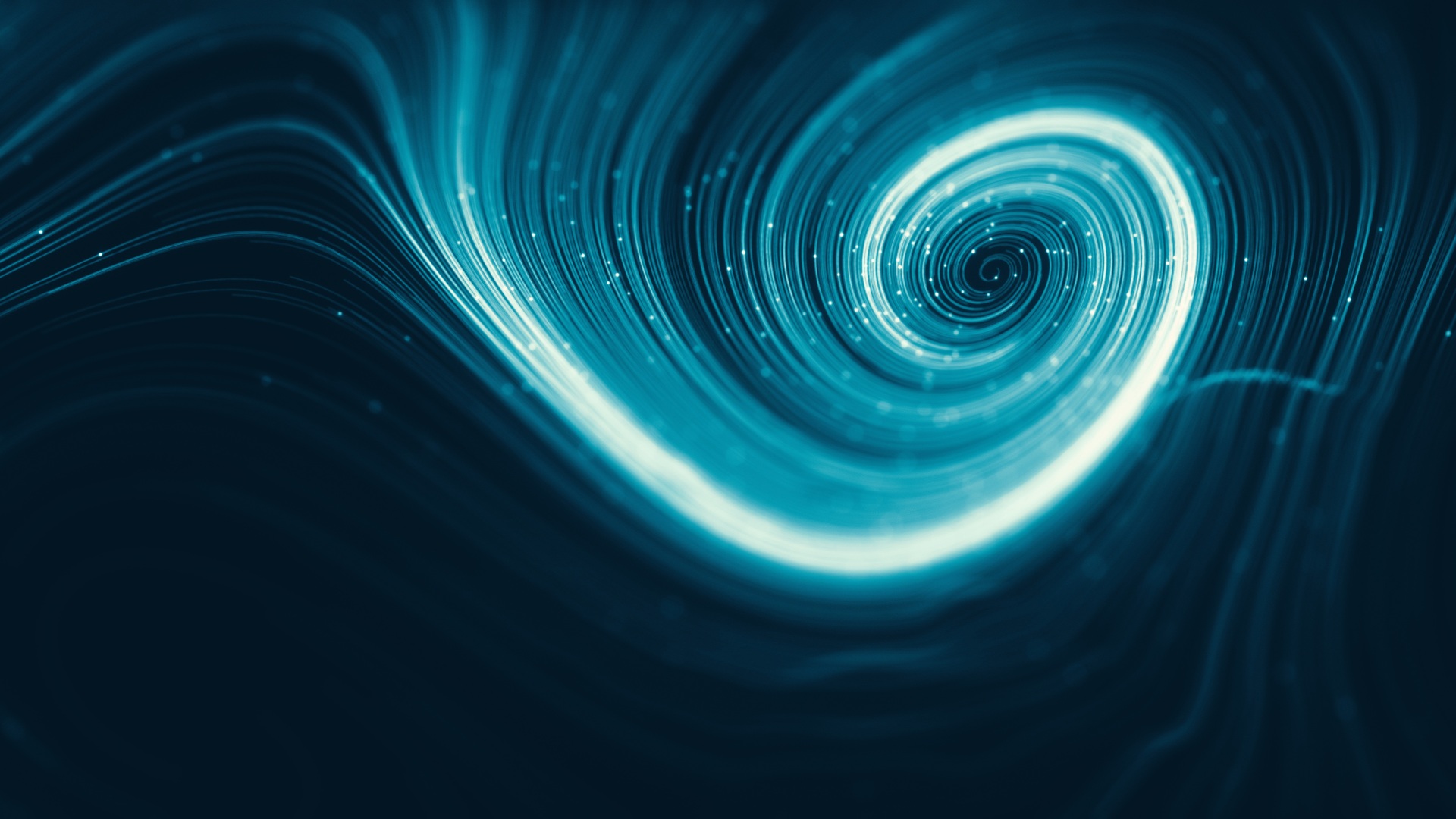 热门抽象 波浪 AI艺术 图片 粒子 漩涡 形状 桌面壁纸 3840×2160