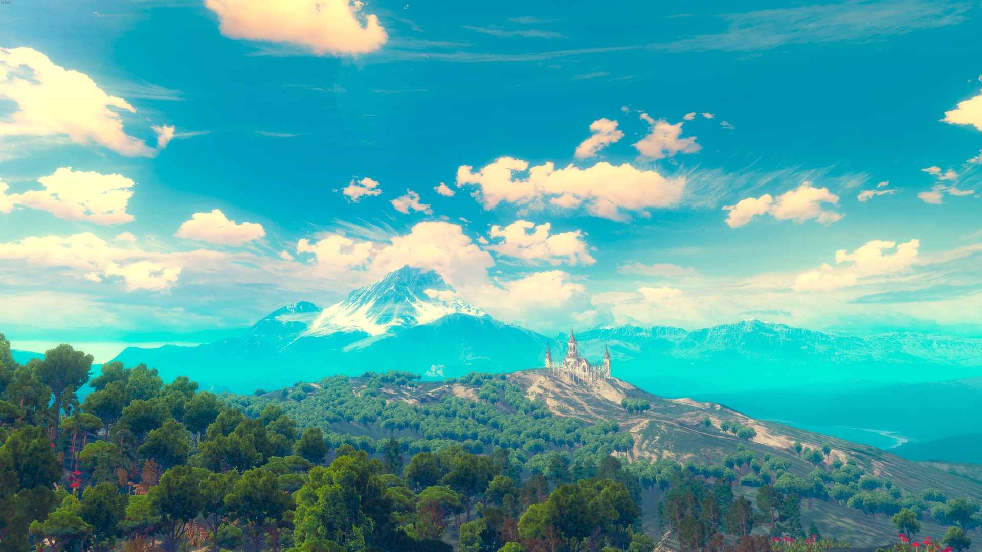 快乐 巫师：狂野狩猎 巫师 风景 游戏CG 天空 云 壁纸 3840×2160
