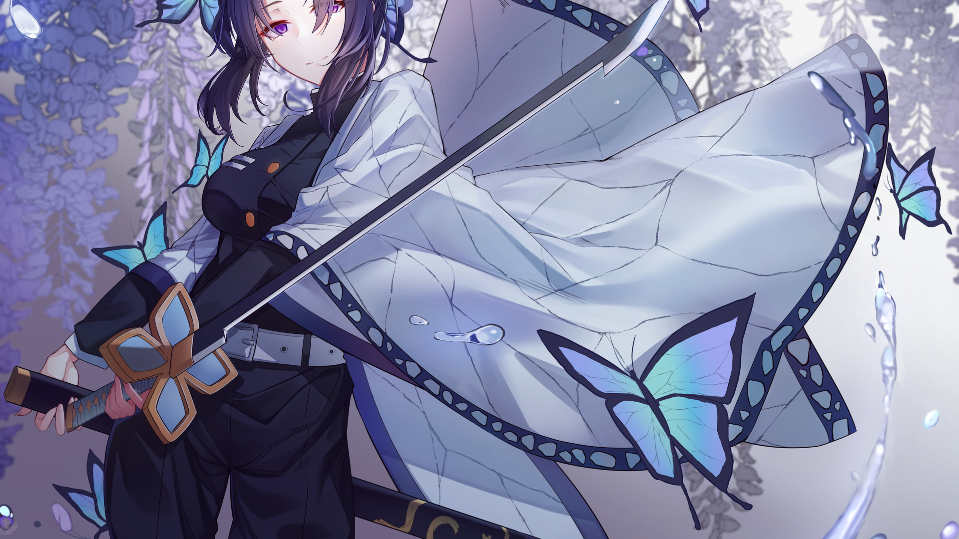 唯美奥尼米德 动漫 京美无也霸 武士刀 电脑 无水印壁纸 5864×5168