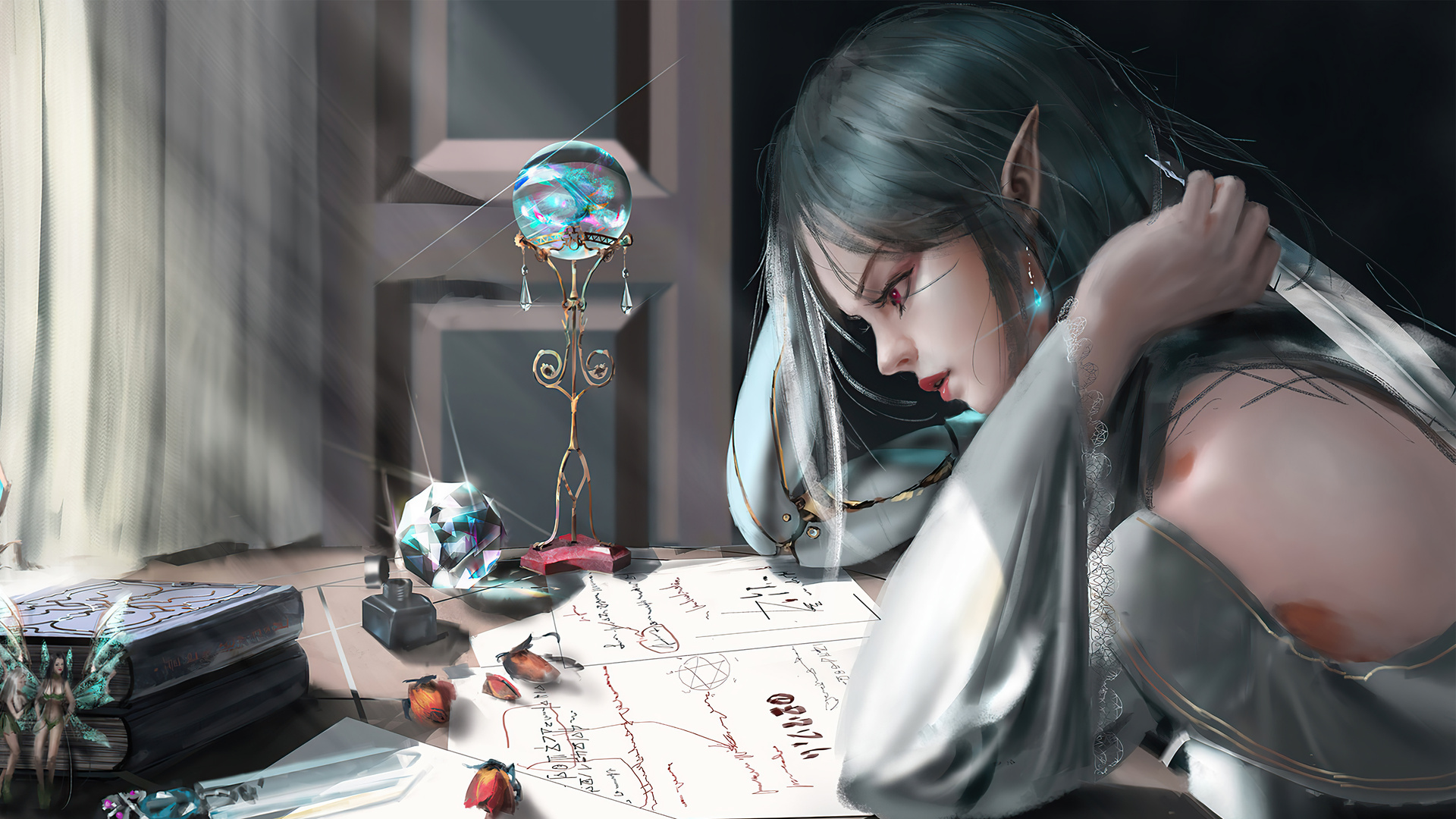 绚丽女人 梦幻女孩 仙女 梦幻艺术 电脑 无水印壁纸 3840×2160