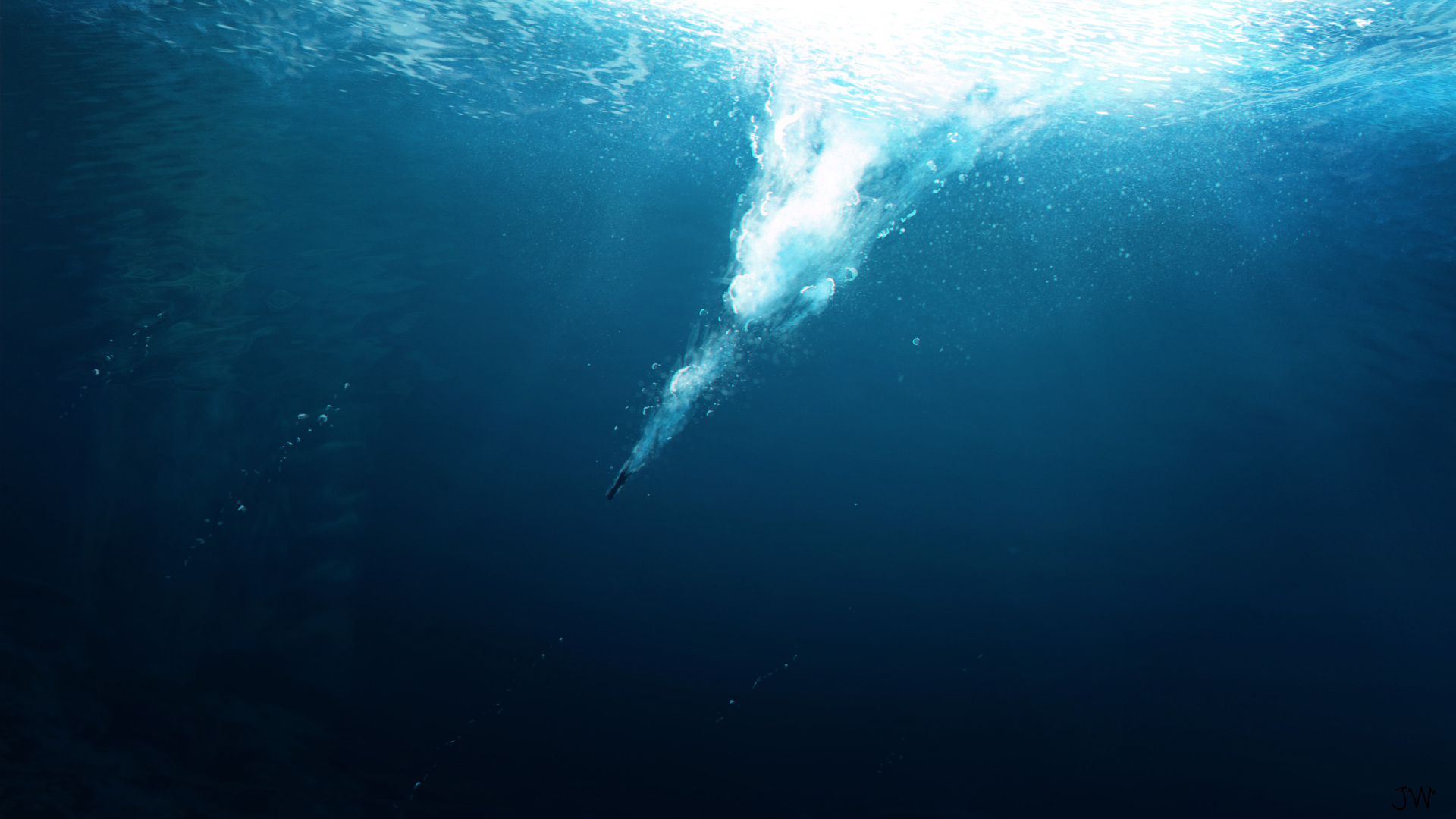 华视 动漫 水下 电脑 4K高清壁纸 3909×2198