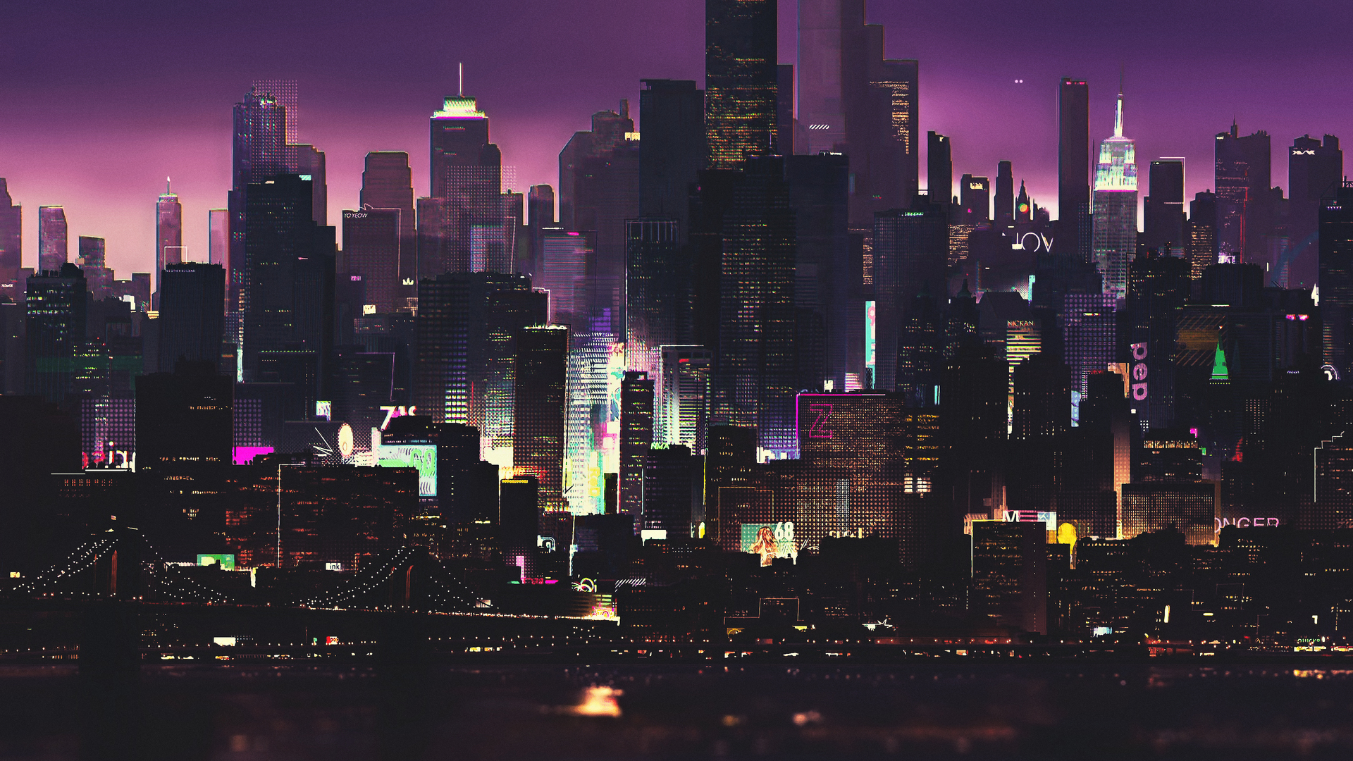 热门夜晚 未来城市 赛博朋克 科幻小说 电脑 高清壁纸 3840×2160