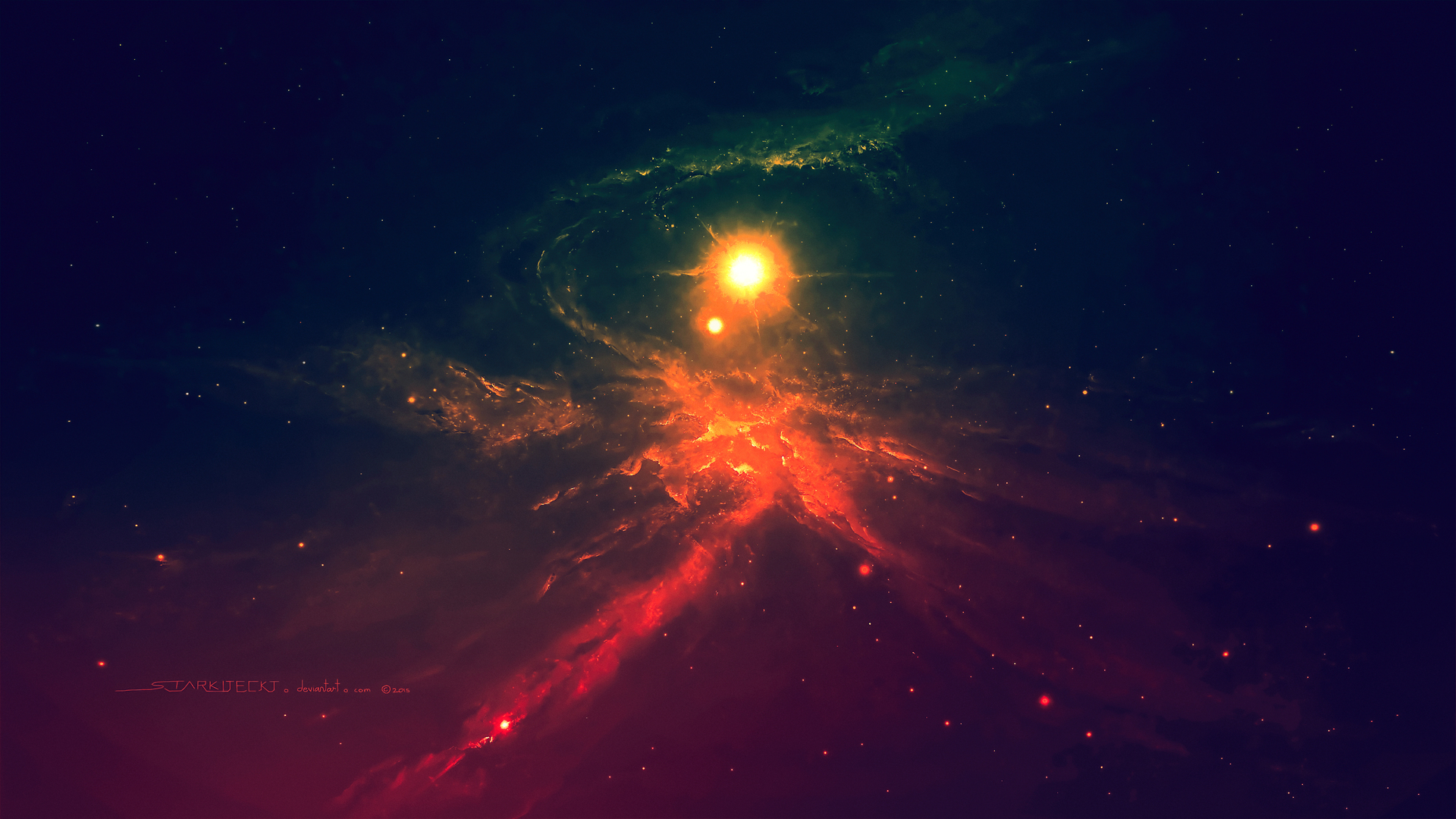 绚丽伽利 太空 恒星 宇宙 太空逃逸 星云 太空艺术 电脑 无水印壁纸 3840×2160
