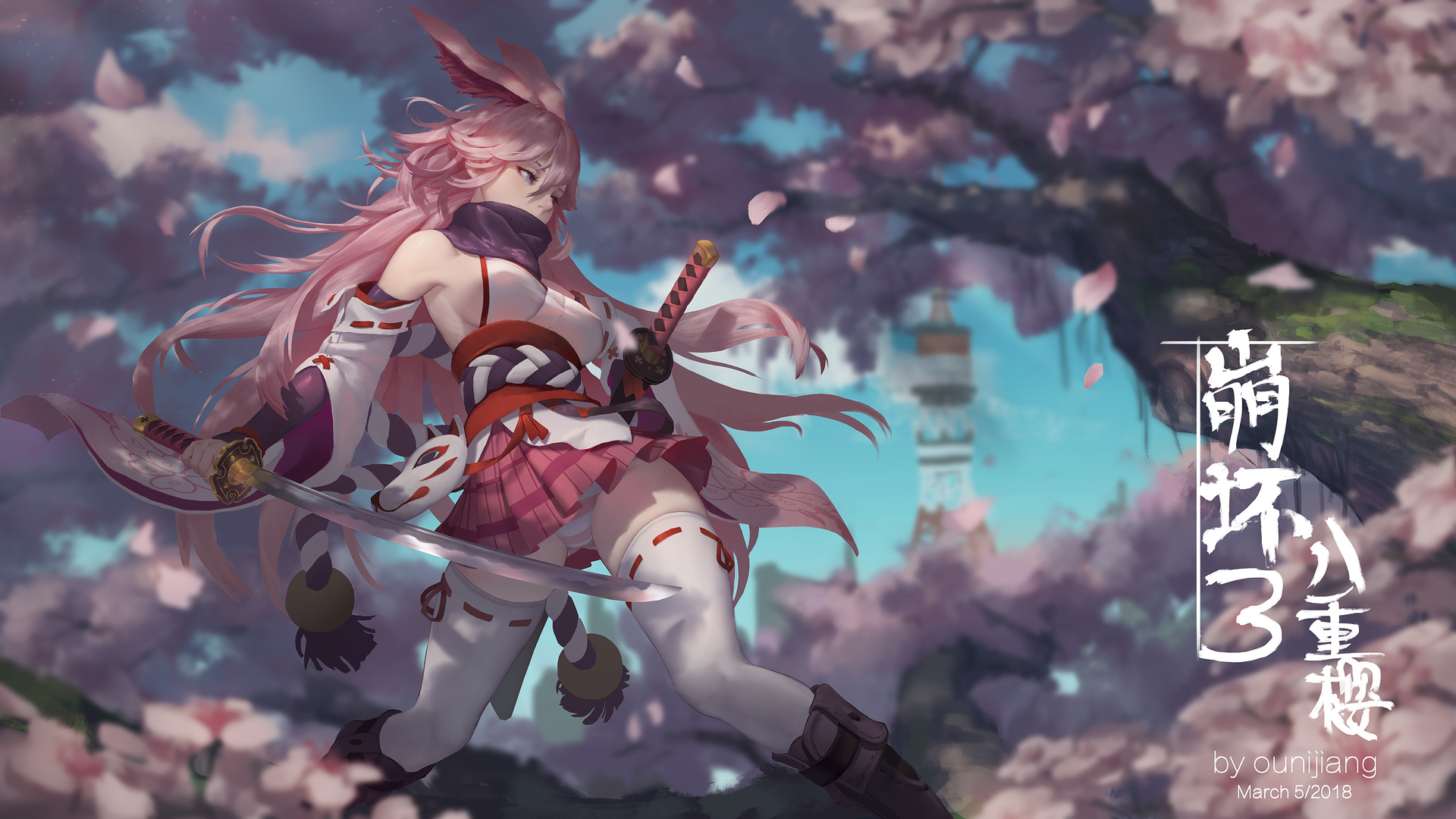 经典动漫 动漫女孩 原神 二次元少女 电脑 壁纸 7680×4320