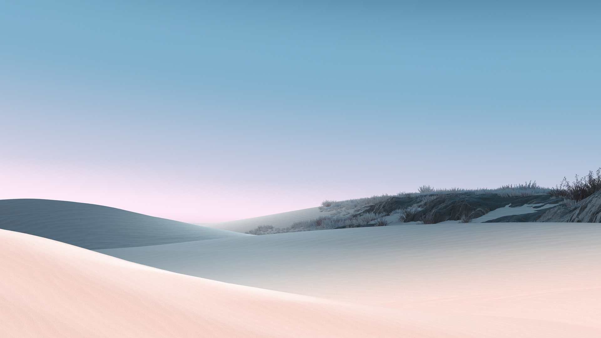 高清风景 自然 广阔的雪地 太阳初升 电脑 桌面壁纸 3840×2560