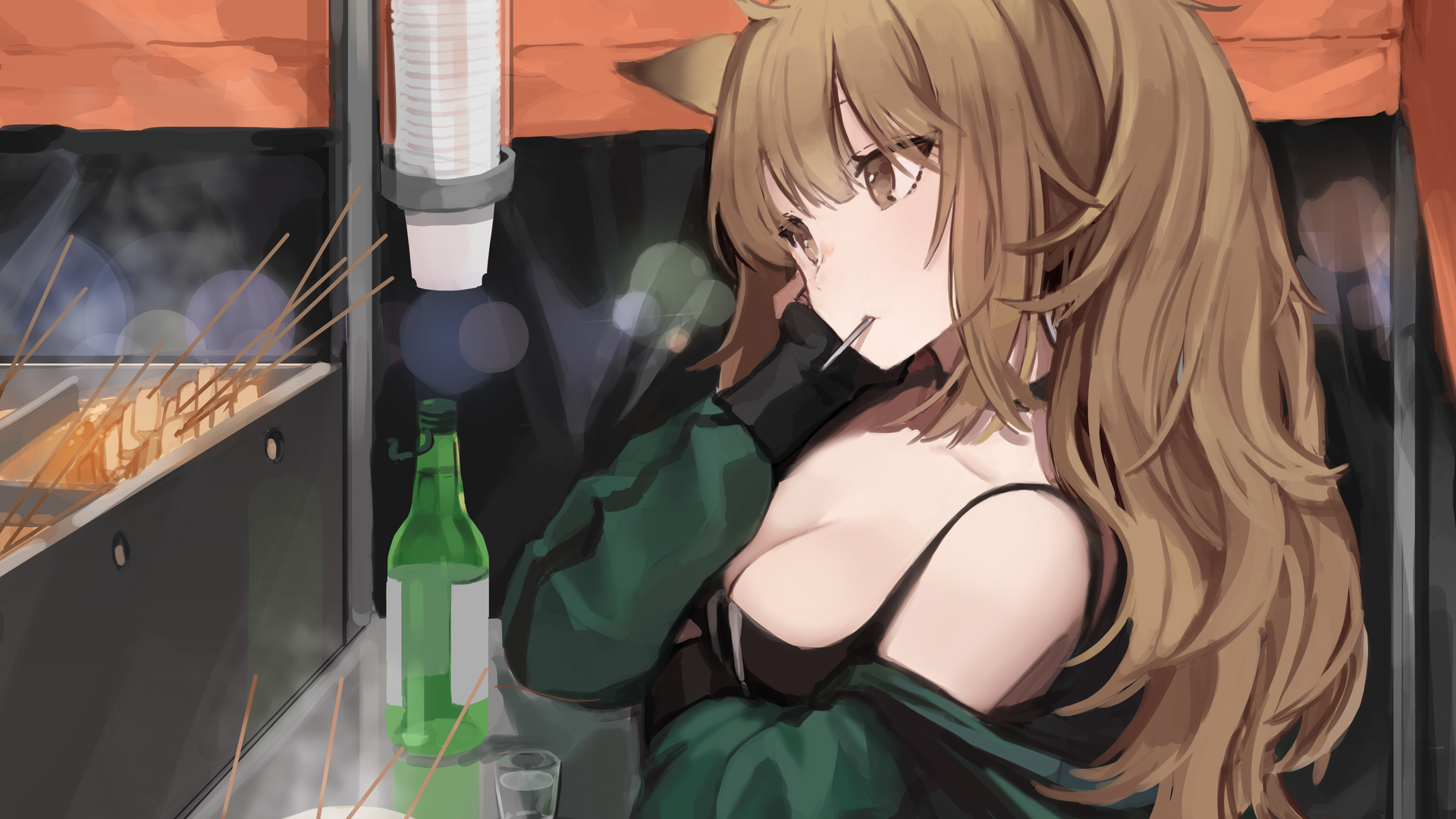 热门猫咪女孩 女人 淡褐色眼睛 动漫 动漫女孩 电脑 无水印壁纸 3942×3252