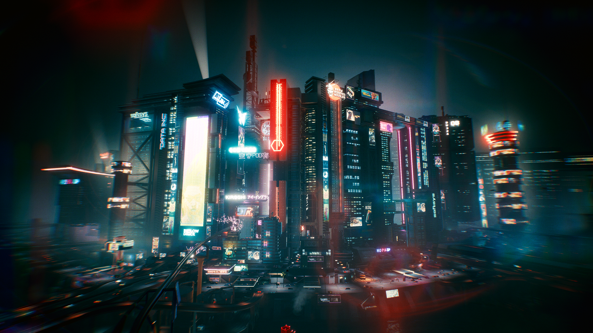 赛博朋克 电子游戏 夜晚 电脑 无水印壁纸 3840×2160