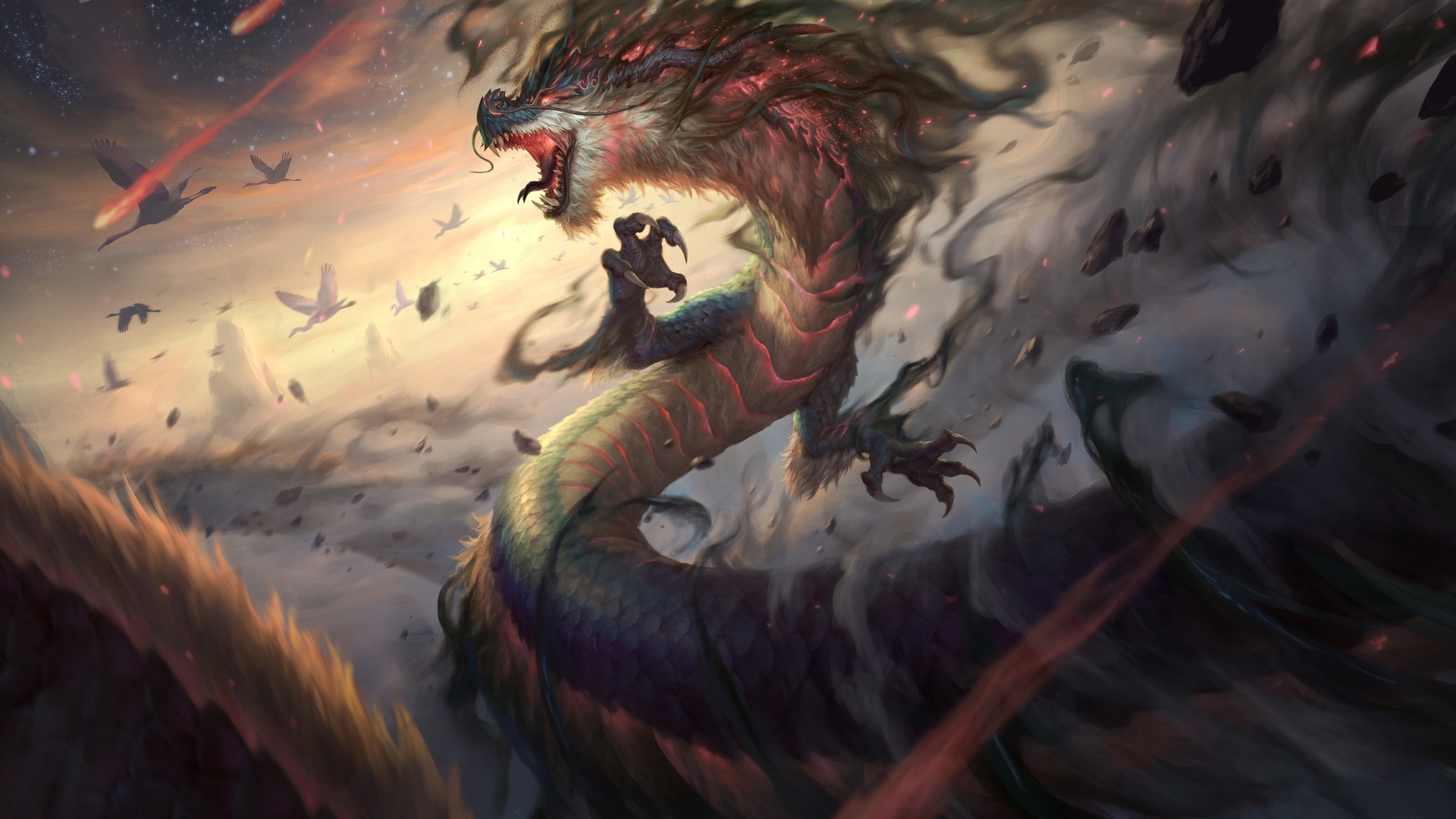 约书亚·拉斐尔 生物 奇幻艺术 电脑 壁纸 3840×2160