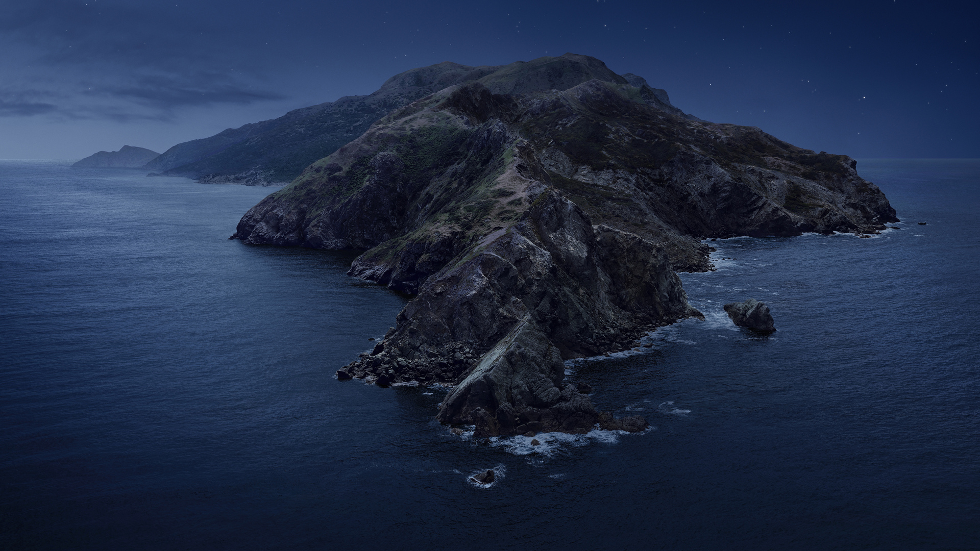 悬崖 岛屿 岩石 波浪 卡特琳娜岛 电脑 4K壁纸 6000×3375