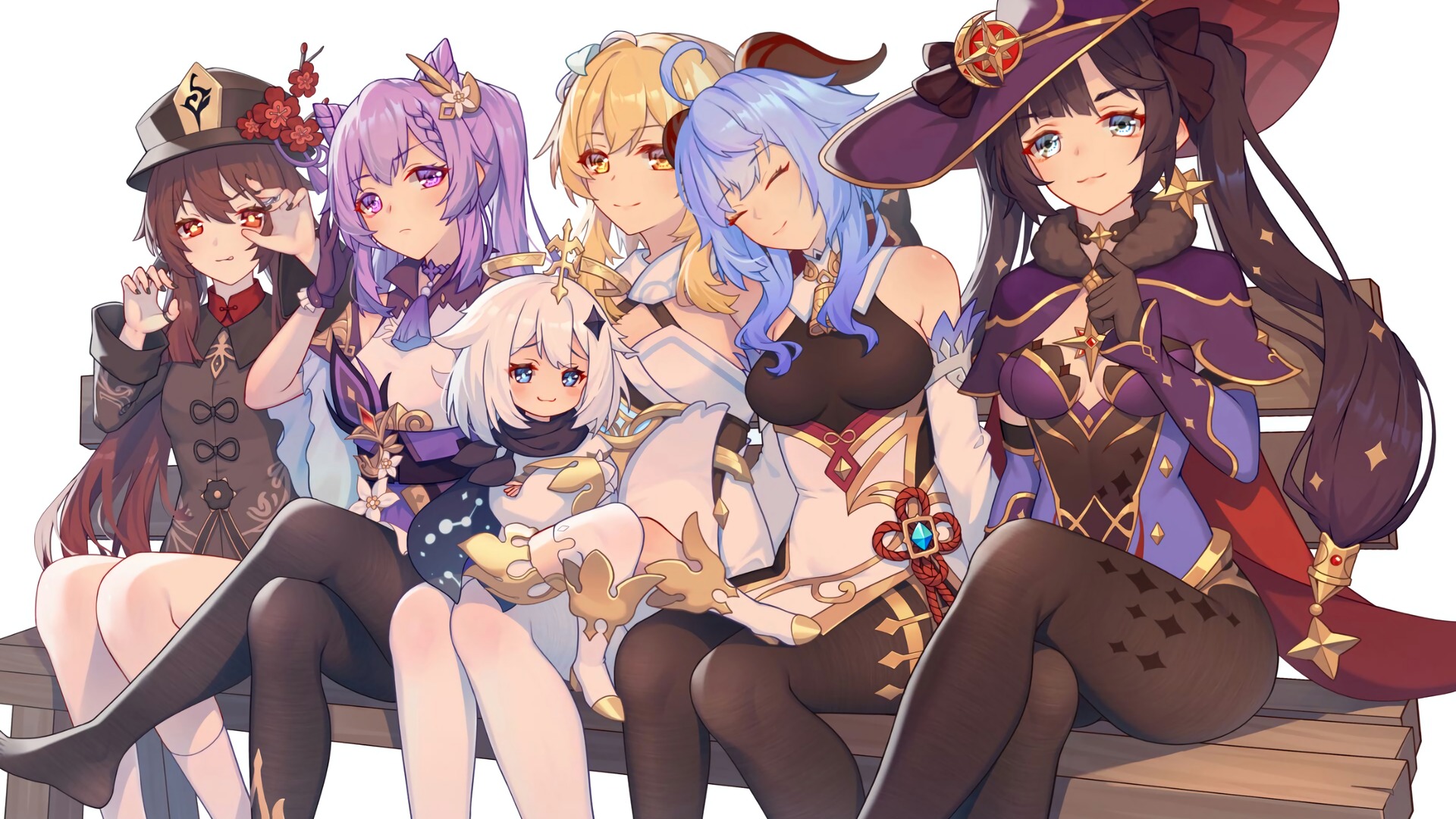 原神 动漫少女 电脑 高清壁纸 7680×4804