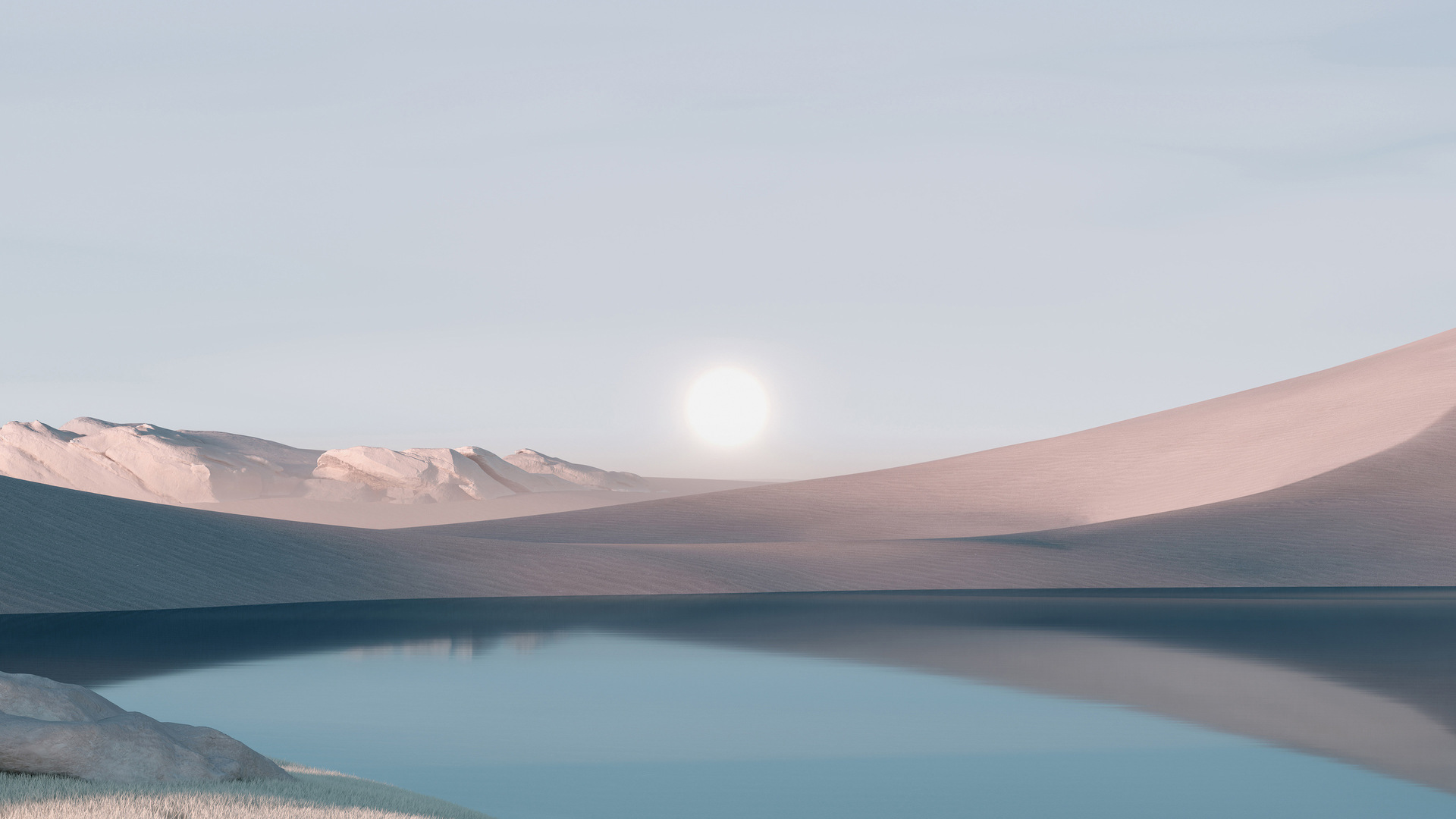 风景 沙丘 AI艺术 视窗 电脑 高清壁纸 3840×2400