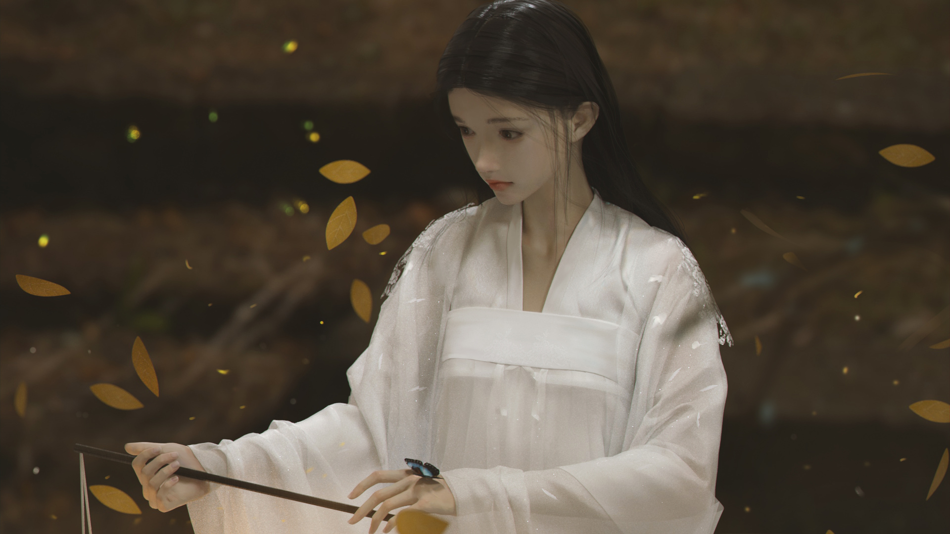 唯美梦幻女孩 绘画 亚洲 电脑 手机壁纸 5760×3240