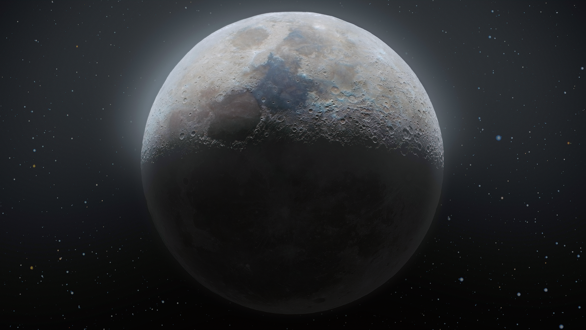 月亮 星星 太空 卫星 电脑 壁纸 3840×2160
