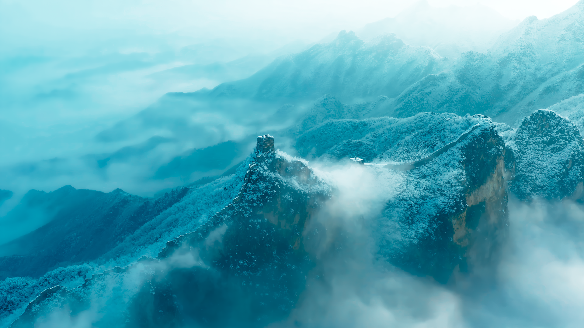自然 风景 中国长城 闪电 电脑 壁纸 3840×2160