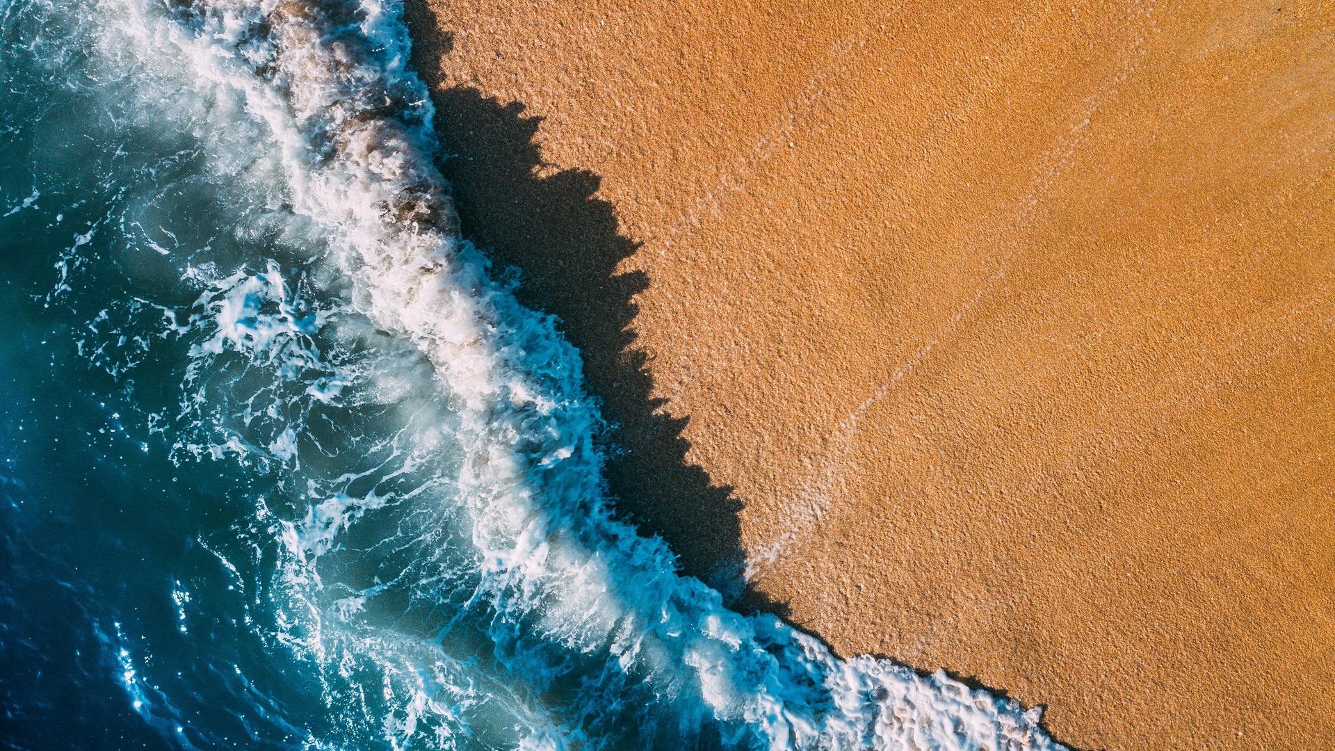 自然 海滩 沙滩 水 电脑 无水印壁纸 3992×2242