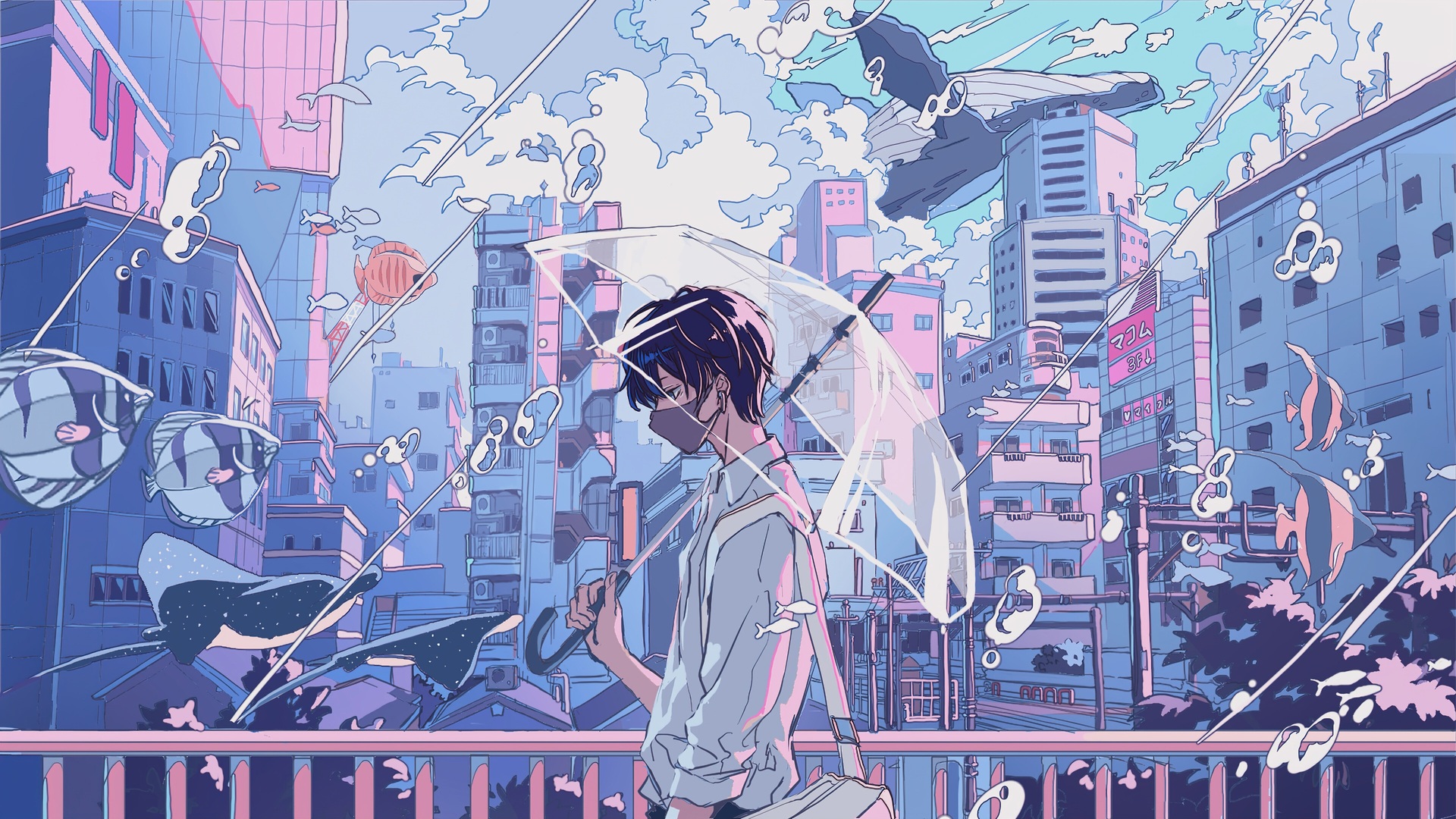 绝美原创角色 动漫 动漫男孩 电脑 壁纸 3840×2160