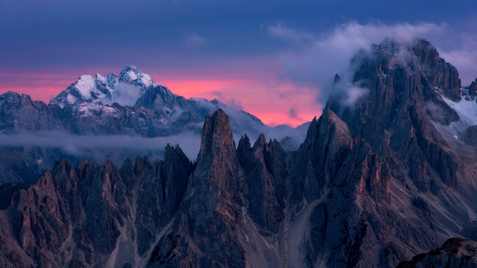 热门自然 山脉 风景 岩石 雪山 雪峰 电脑 高清壁纸 6016×3384