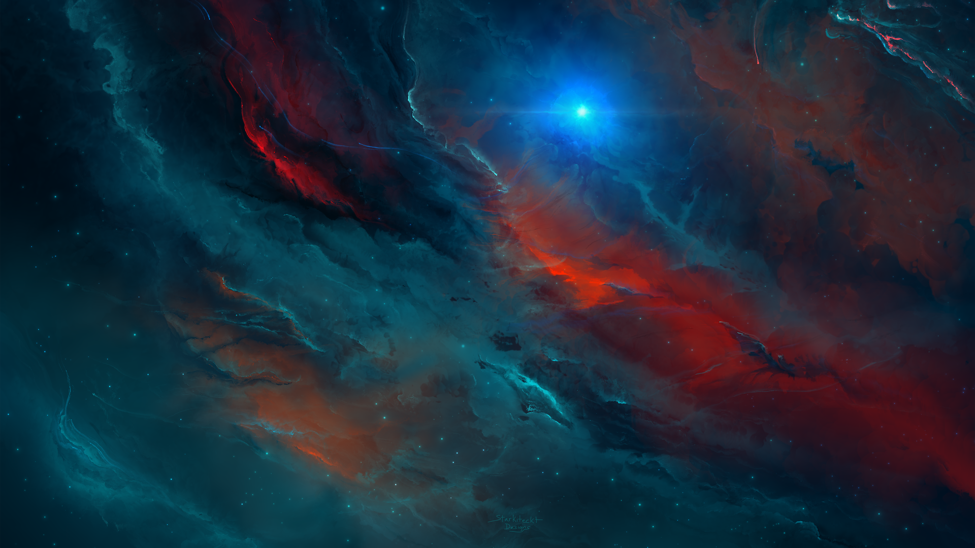 星云 宇宙 恒星 空间 AI艺术 电脑 壁纸 5120×3200