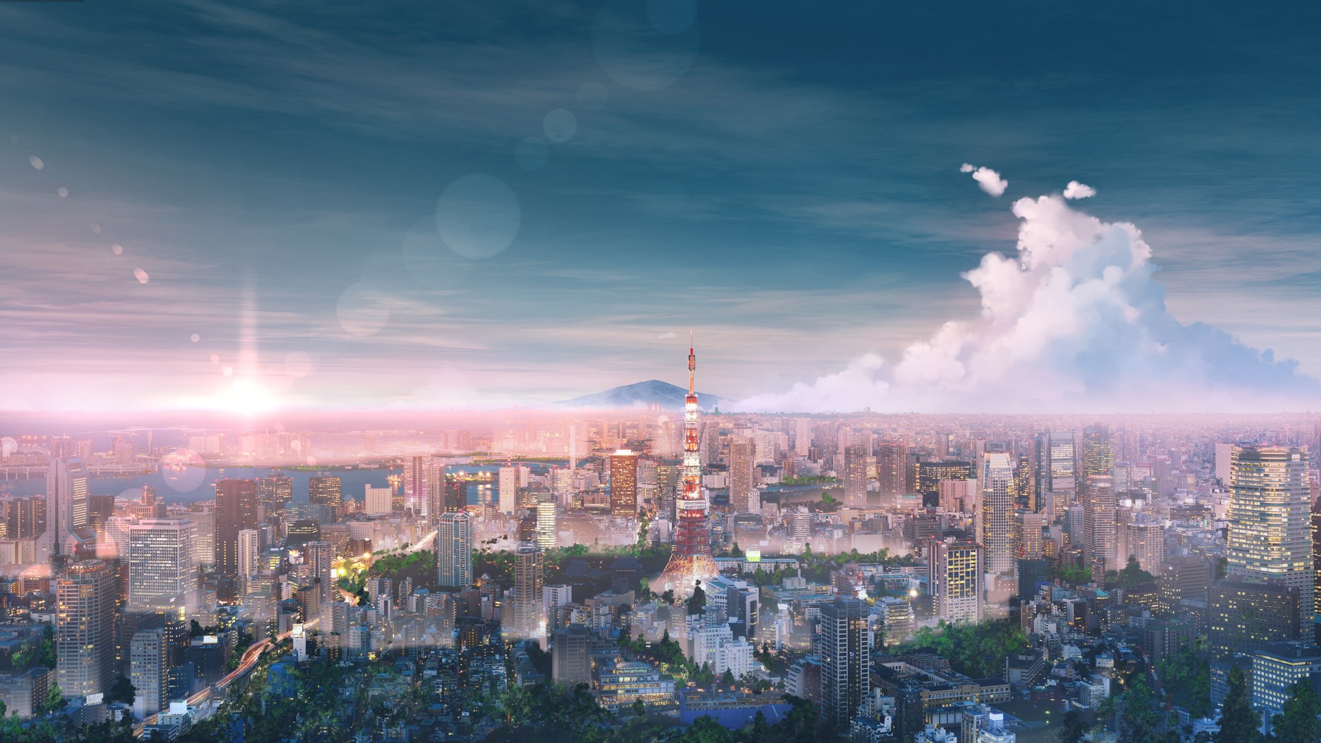 东京 城市 亚洲 天空 电脑 壁纸 3840×2160