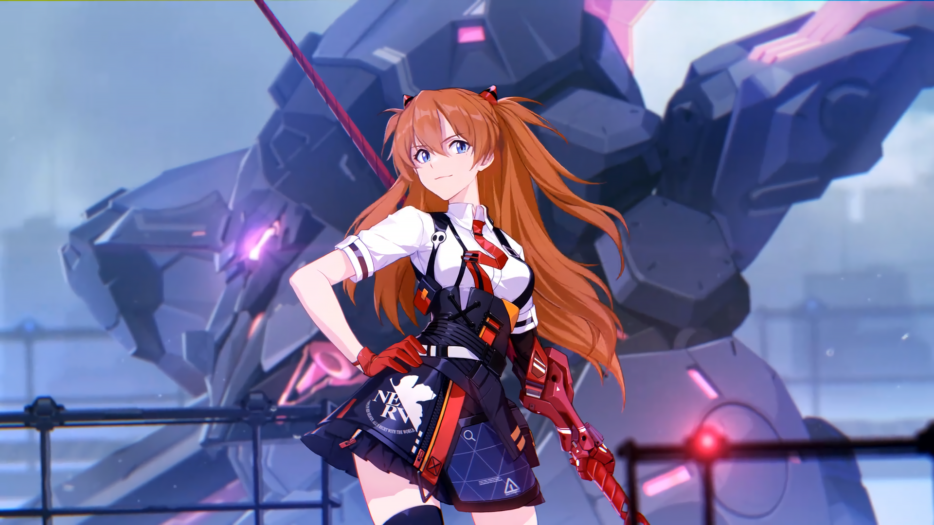 红发 动漫 动漫女孩 霓虹创世纪福音 明日之光 本海 电脑 手机壁纸 3840×2160