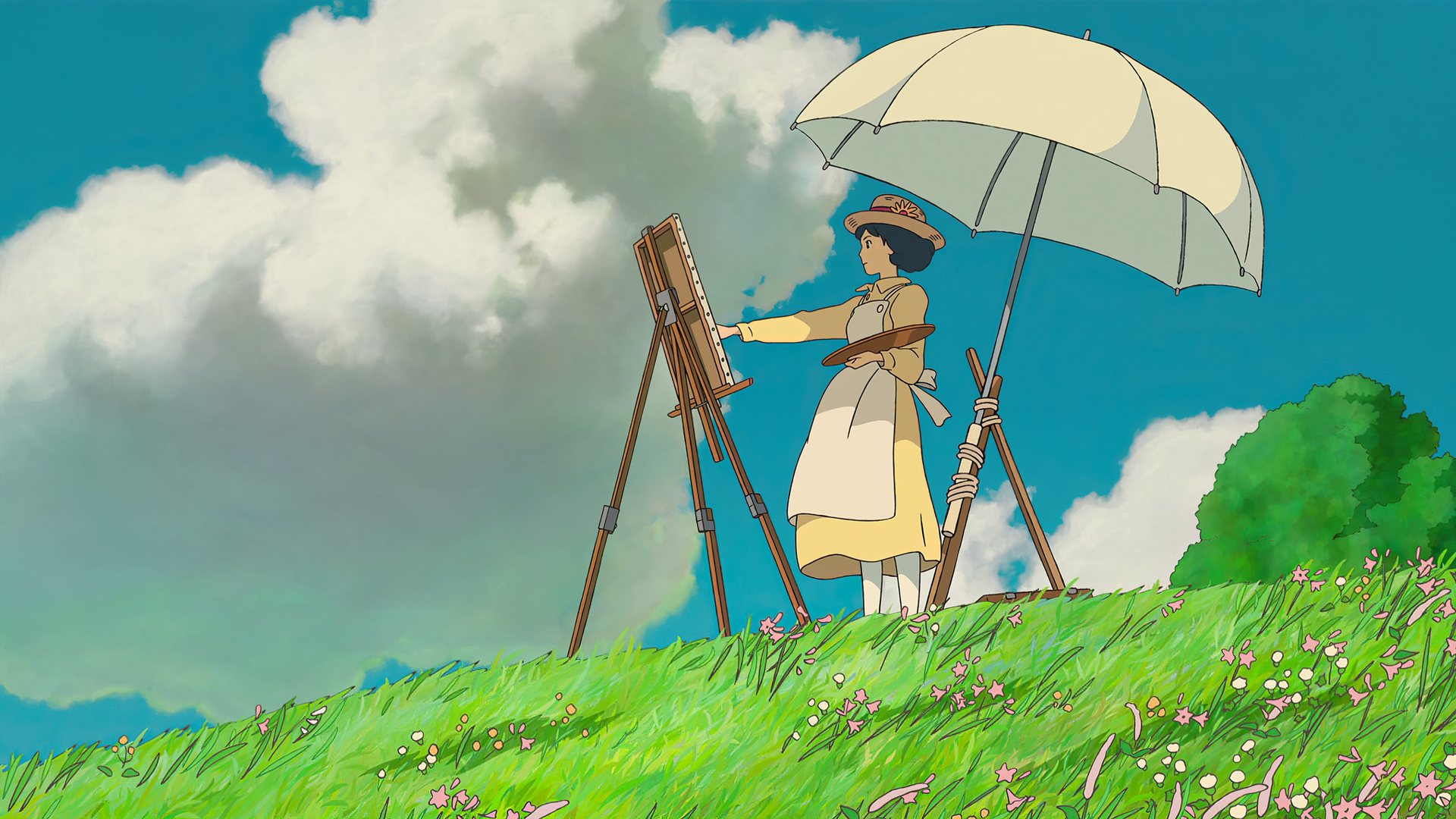 绝美自然 风景 起风 五颜六色 动漫 动漫女孩 天空 电脑 壁纸 3840×2160