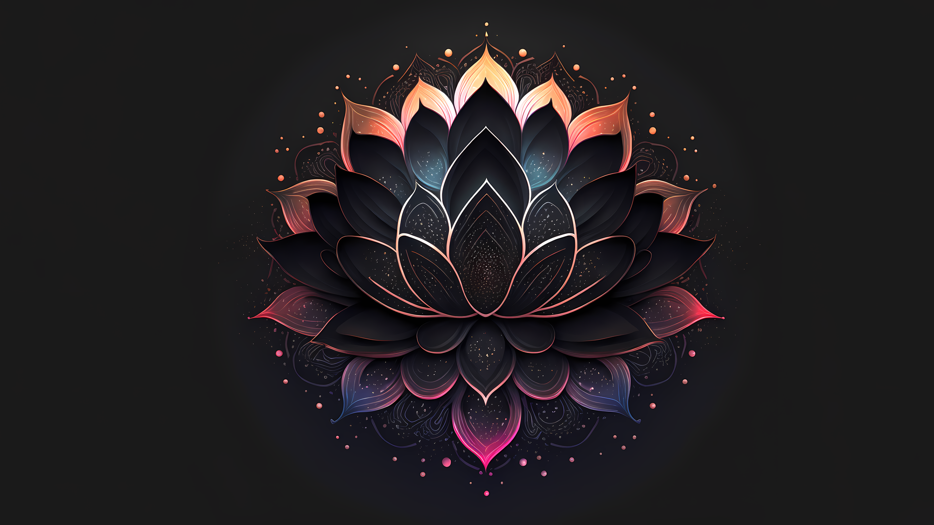 莲花 花 极简主义 电脑 无水印壁纸 7680×4320