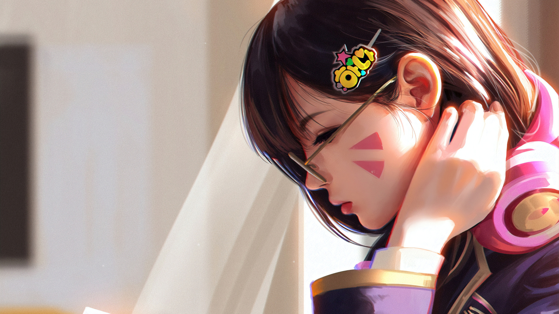 守望 动漫女孩 电脑 壁纸 3840×2160