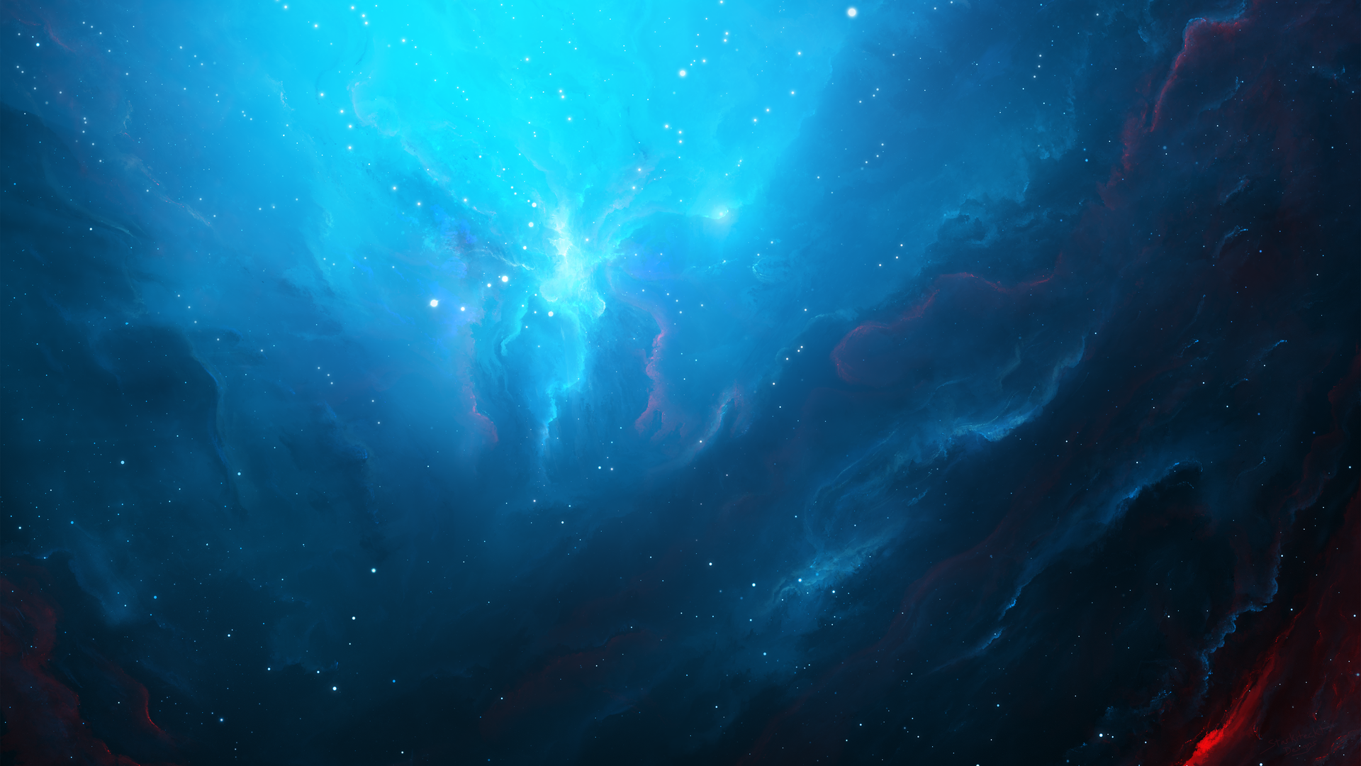 热门星际科技 太空 星云 星星 电脑 高清壁纸 5120×3200