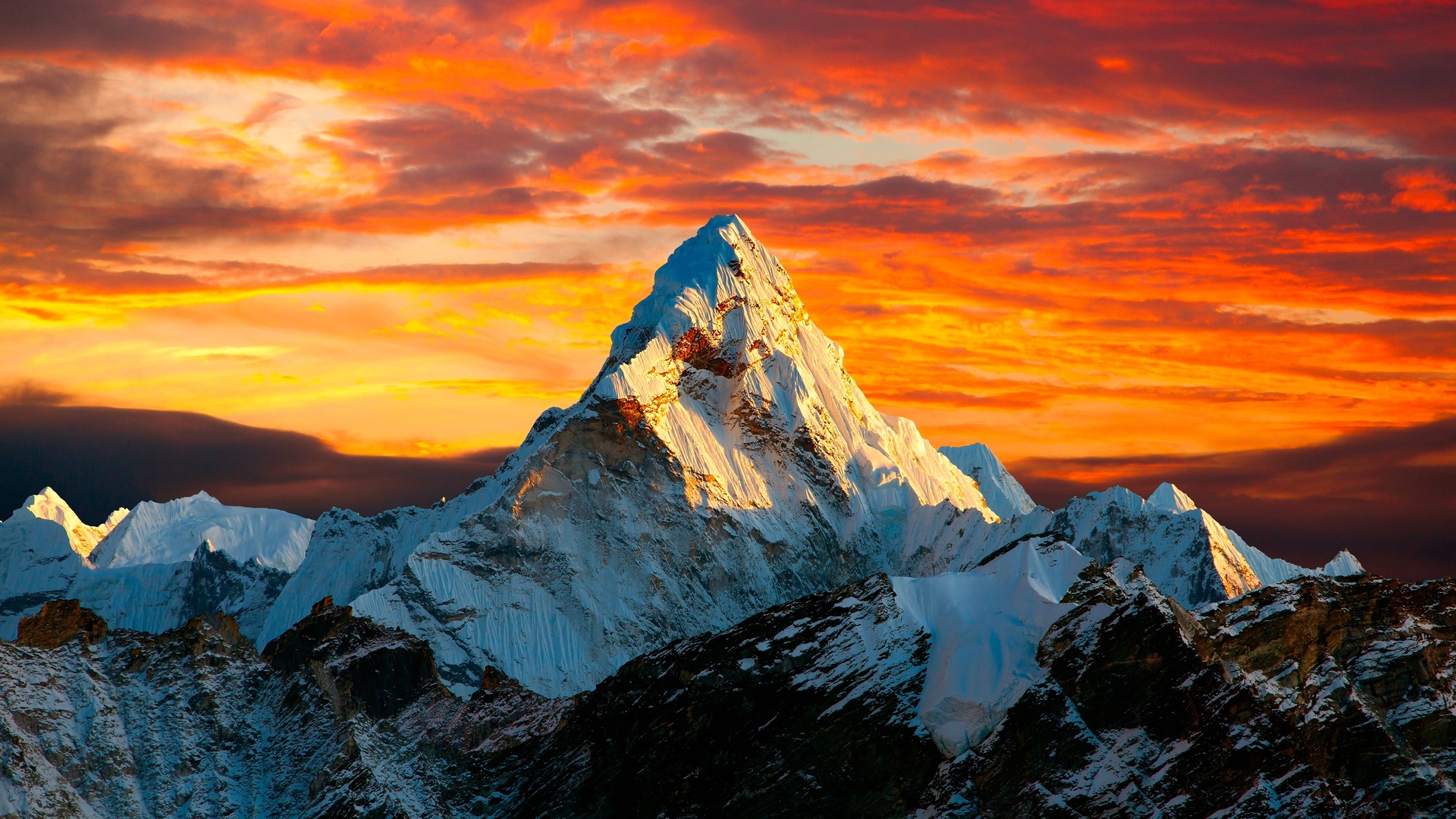 云 风景 雪 自然 山脉 马特宏峰 电脑 壁纸 3840×2160