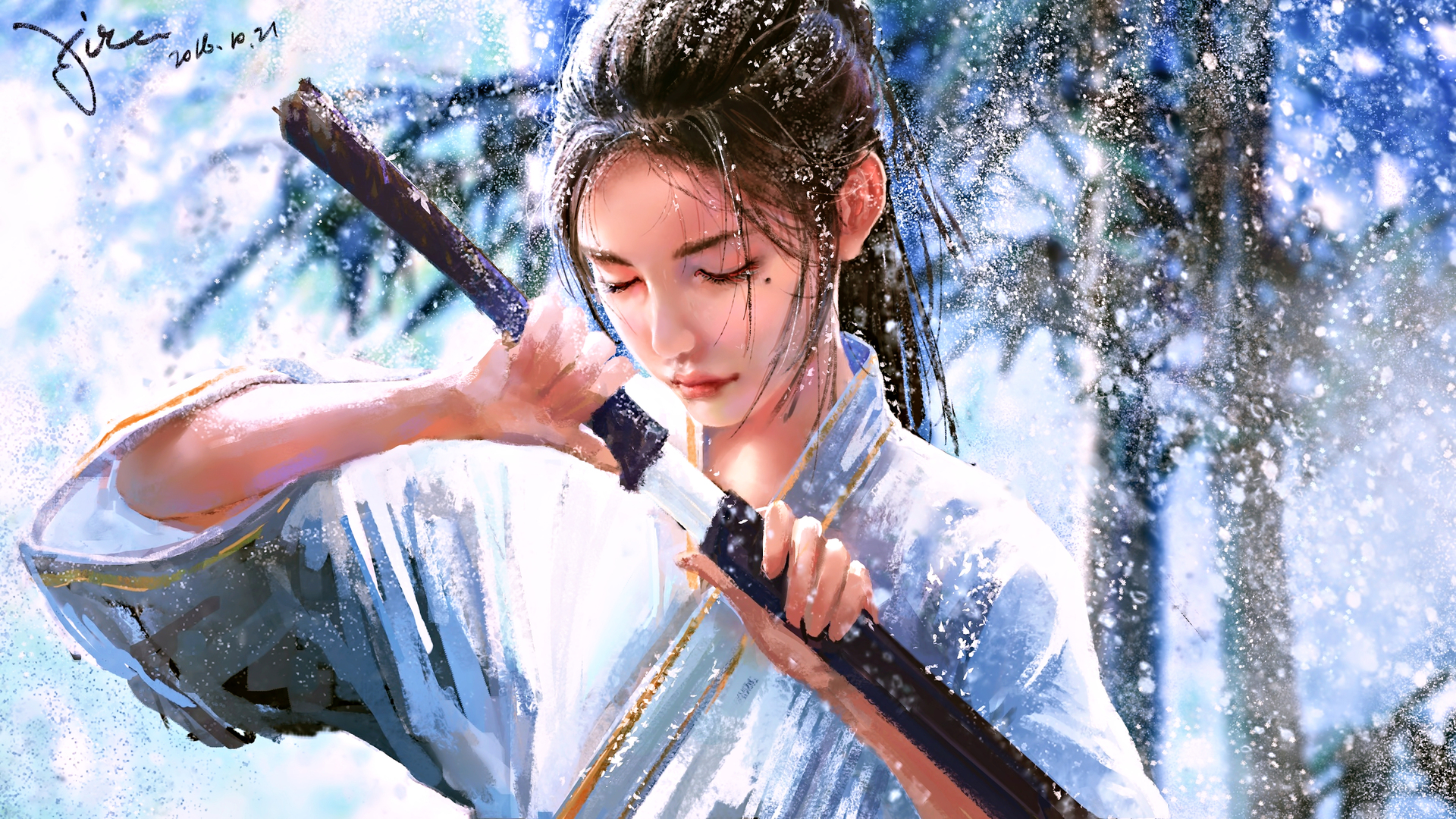 女性 亚洲 概念艺术 幻想艺术 电脑 4K高清壁纸 3840×2160
