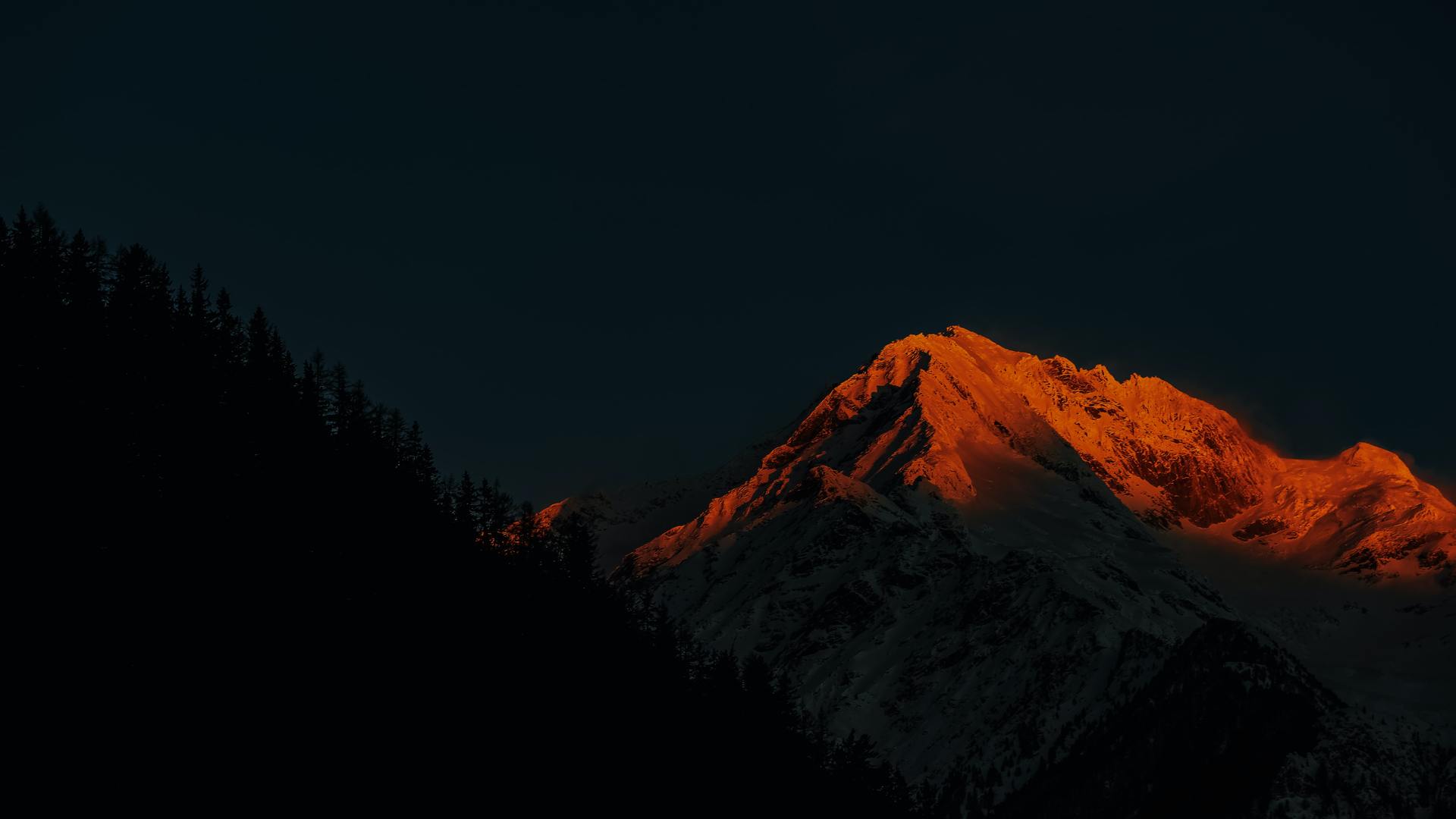 风景 山脉 雪 自然 黑暗 阳光 电脑 壁纸 5760×3840
