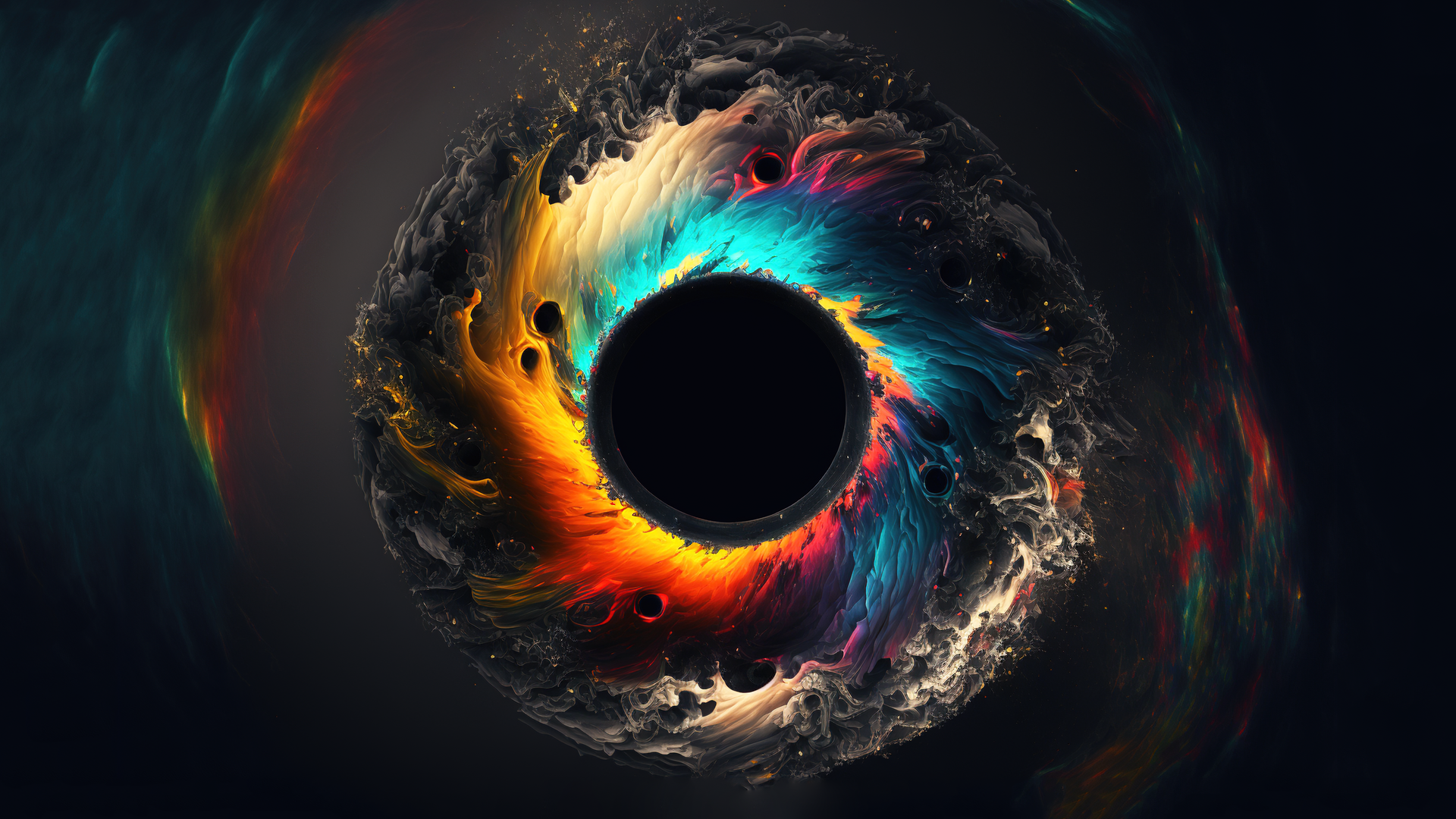 精选眼睛 虹膜 彩色 电脑 壁纸 3840×2160