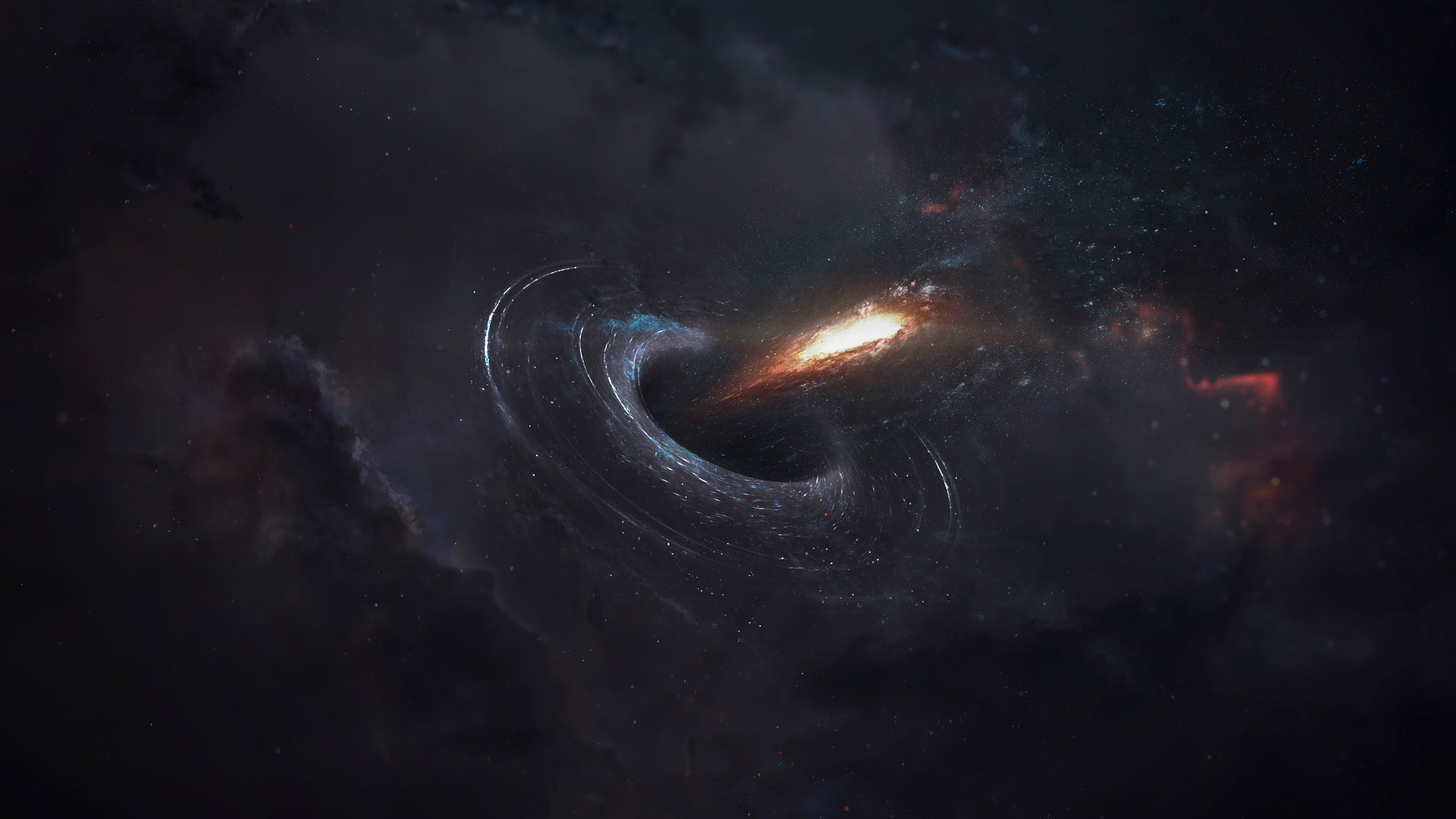 伽利 宇宙 太空 科幻小说 黑洞 电脑 高清壁纸 3840×2400