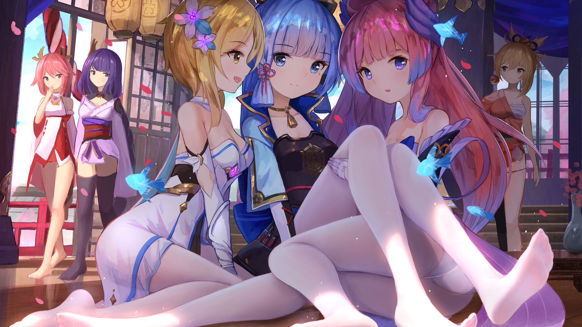 热门女性团体 动漫 动漫女孩 原神 电脑 高清壁纸 4093×2894
