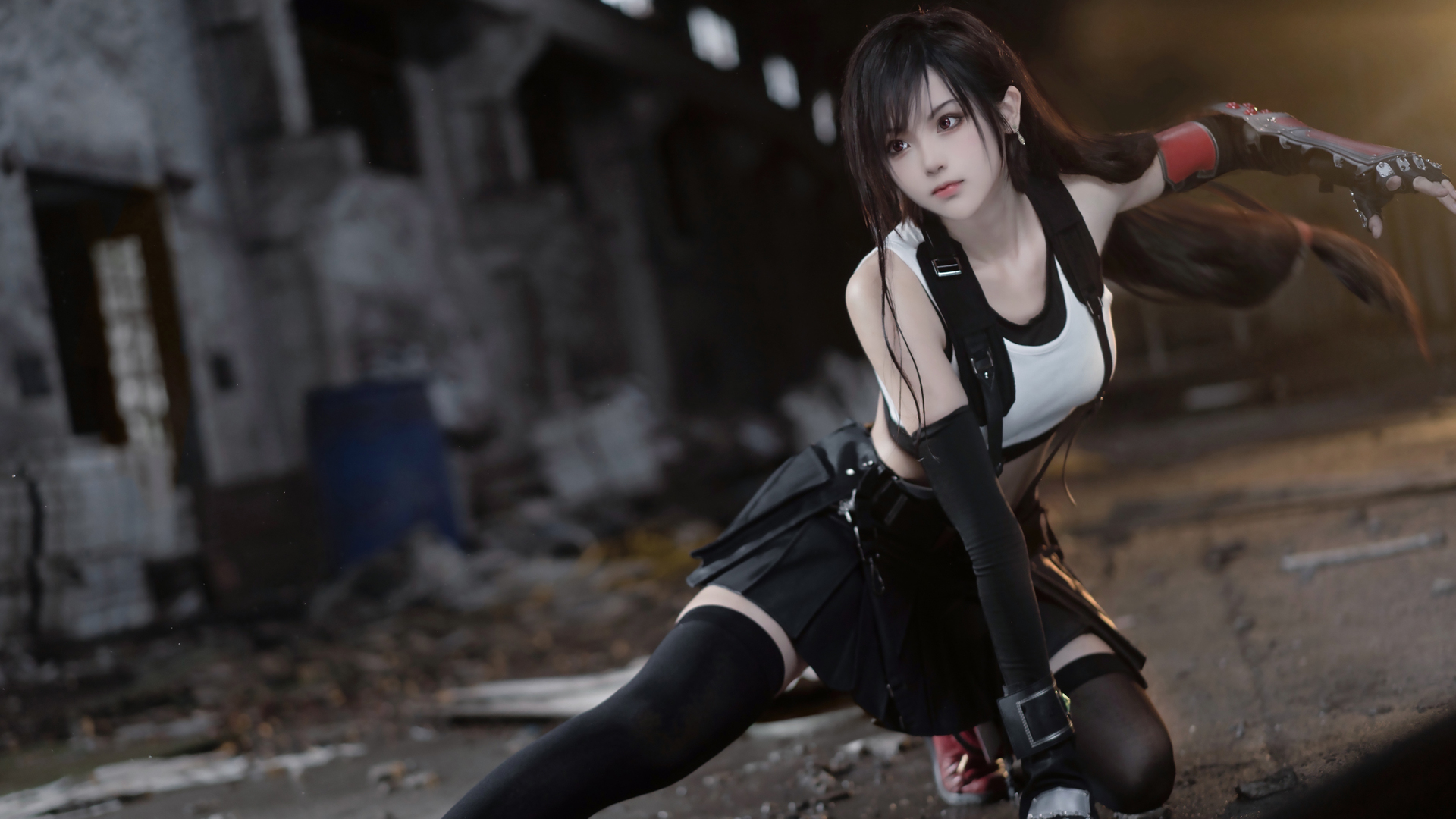 女人 蒂法·洛克哈特 角色扮演 最终幻想 电脑 壁纸 3840×2160