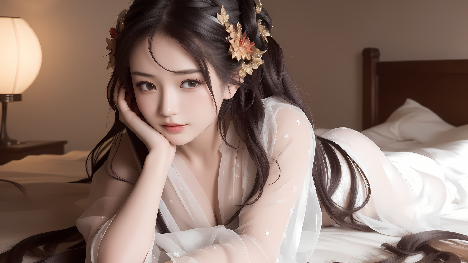 女性 亚洲 人工智能艺术 电脑 手机壁纸 6144×4096