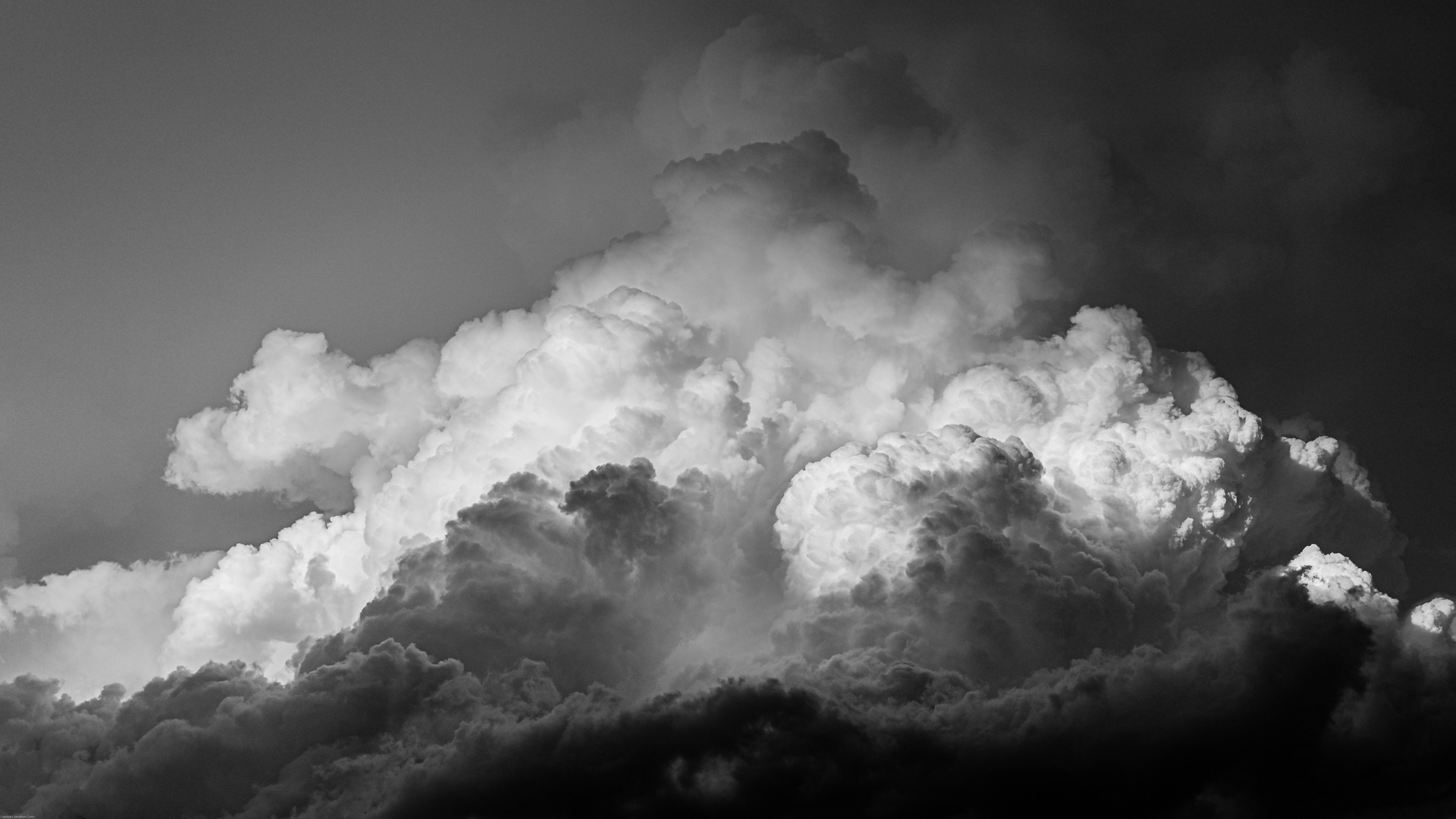 自然 单色 雷雨 天空 渐变 阴天 电脑 壁纸 3840×2160