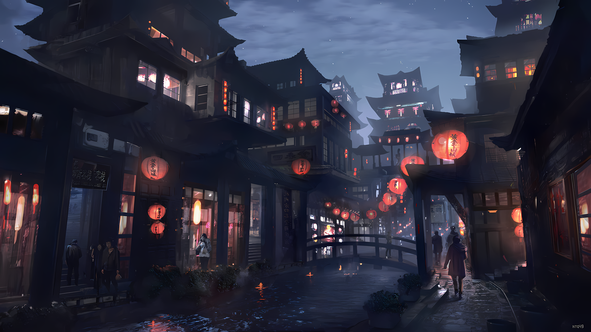 绝美亚洲 亚洲建筑 电脑 4K壁纸 6400×3600