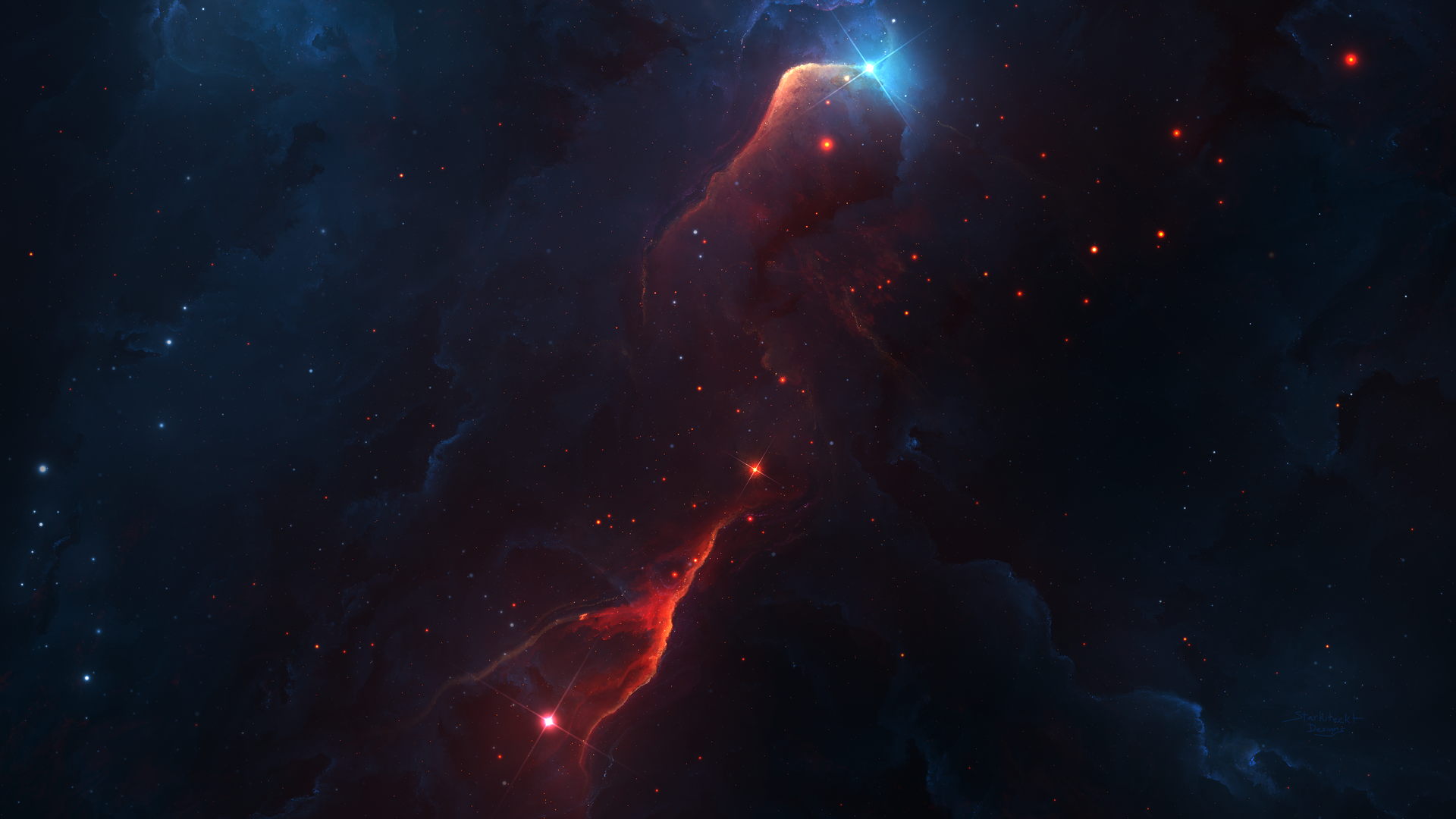 热门星际科技 星云 星星 太空 太空艺术 AI艺术 电脑 高清壁纸 5120×3200
