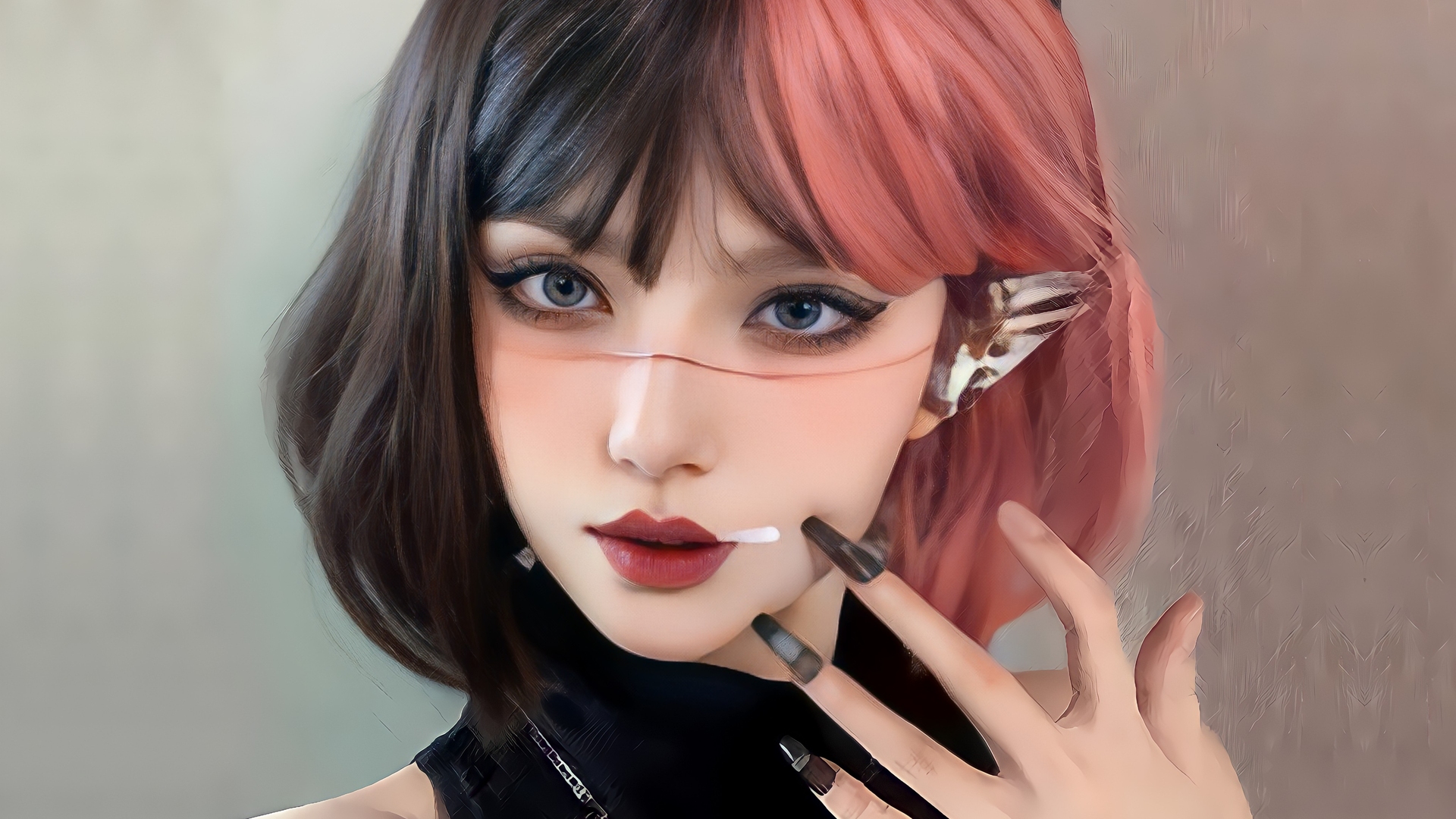 梦幻女孩 亚洲人 女性 粉色头发 电脑 手机壁纸 3840×2160