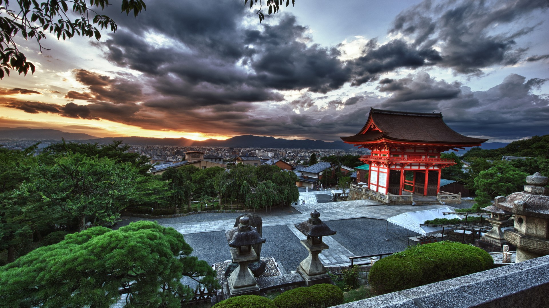 精选寺庙 京都 城市 亚洲建筑 亚洲 天空 电脑 壁纸 6496×4322