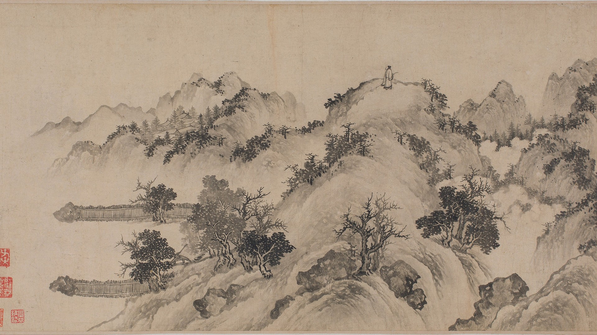 中国 绘画 文化 电脑 壁纸 5417×2596