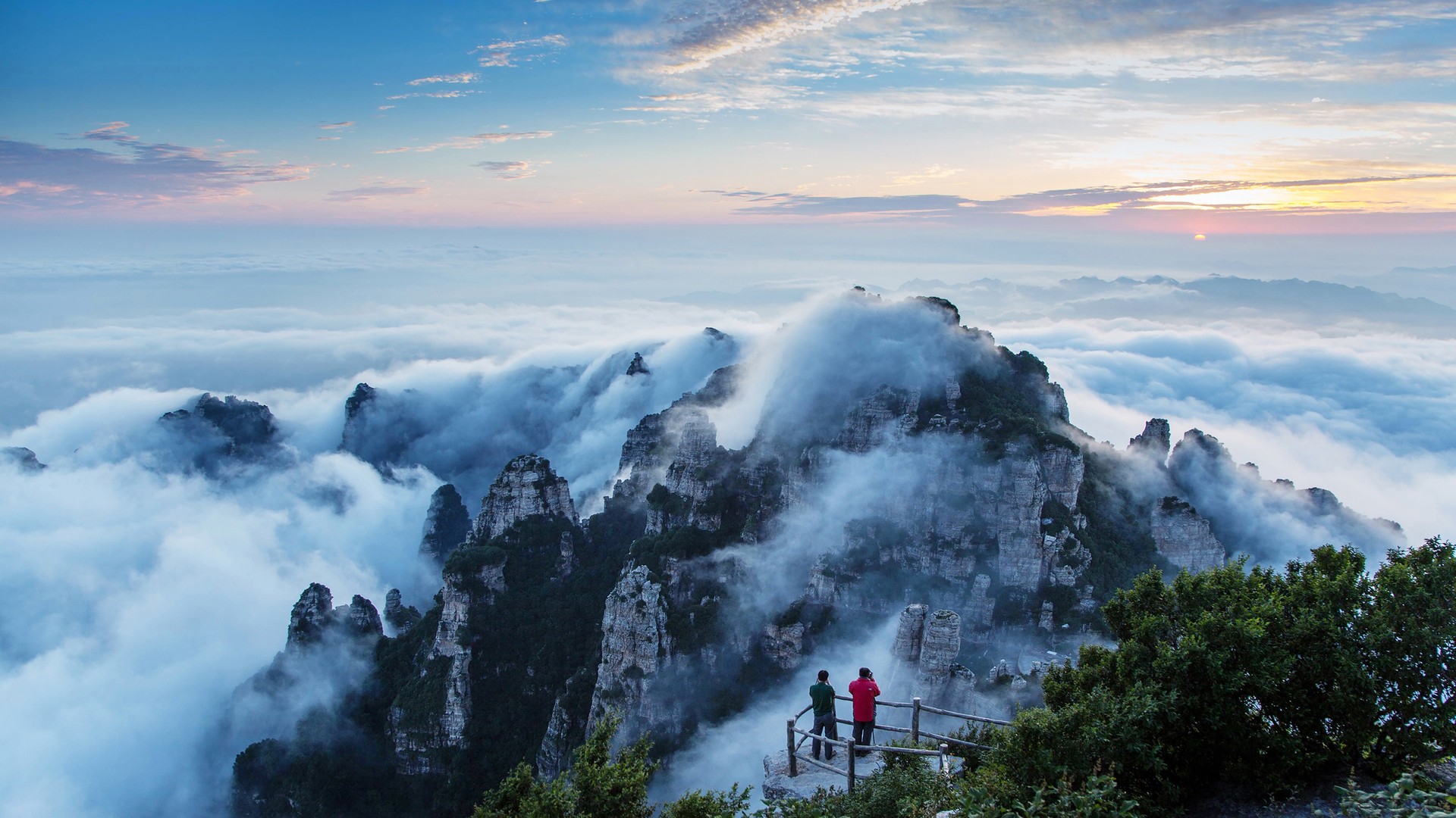 风景山脉 自然 云 天空 电脑 桌面壁纸 3840×2400