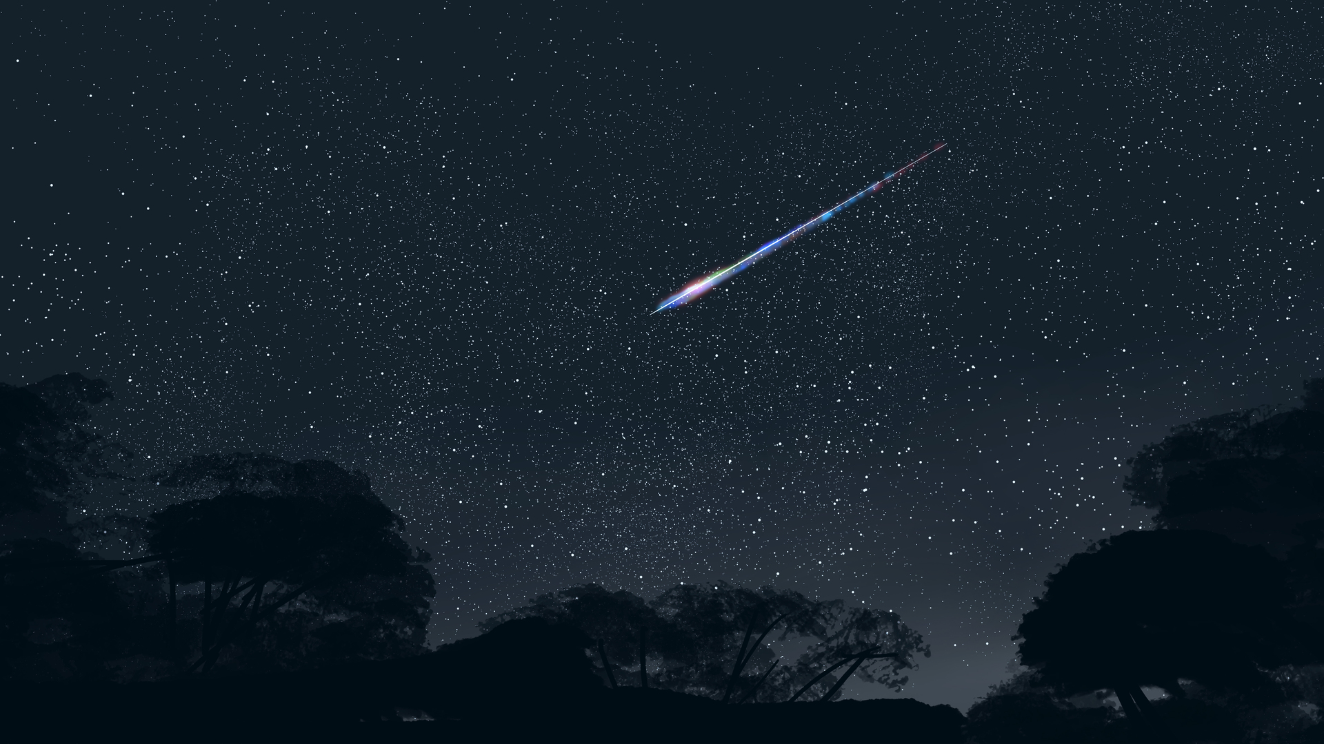 绝美星星 星空 流星 自然 夜晚 夜空 电脑 手机壁纸 5640×2400