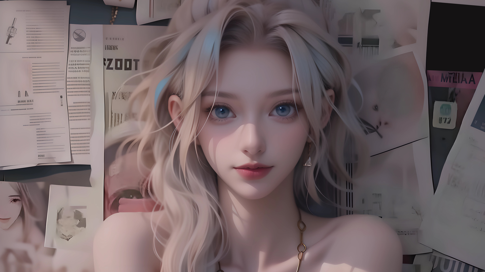 经典正面 人物肖像 动画 AI艺术 电脑 桌面壁纸 4096×3048