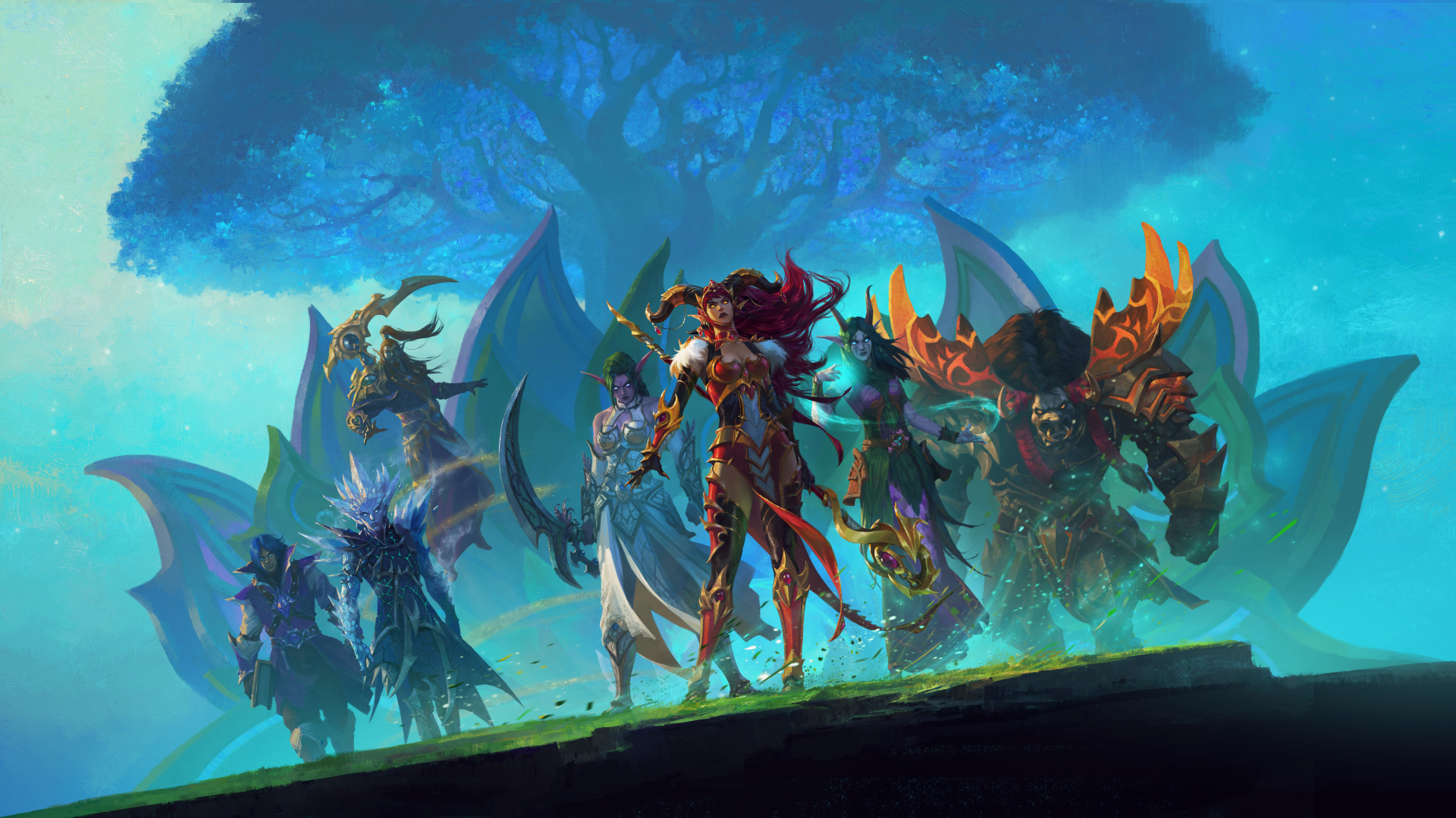 唯美魔兽 魔兽世界 游戏截图 游戏宣传 电脑 无水印壁纸 10922×6000