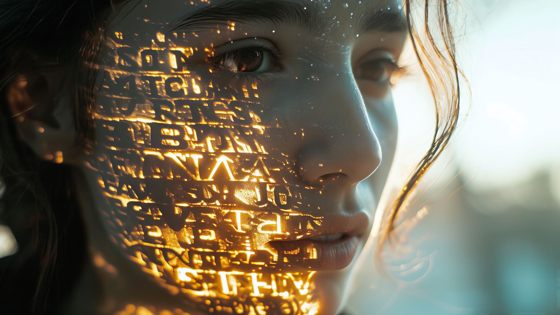 脸 深色的眼睛 妇女 人工智能艺术 数字艺术 电脑 4K壁纸 4368×2448