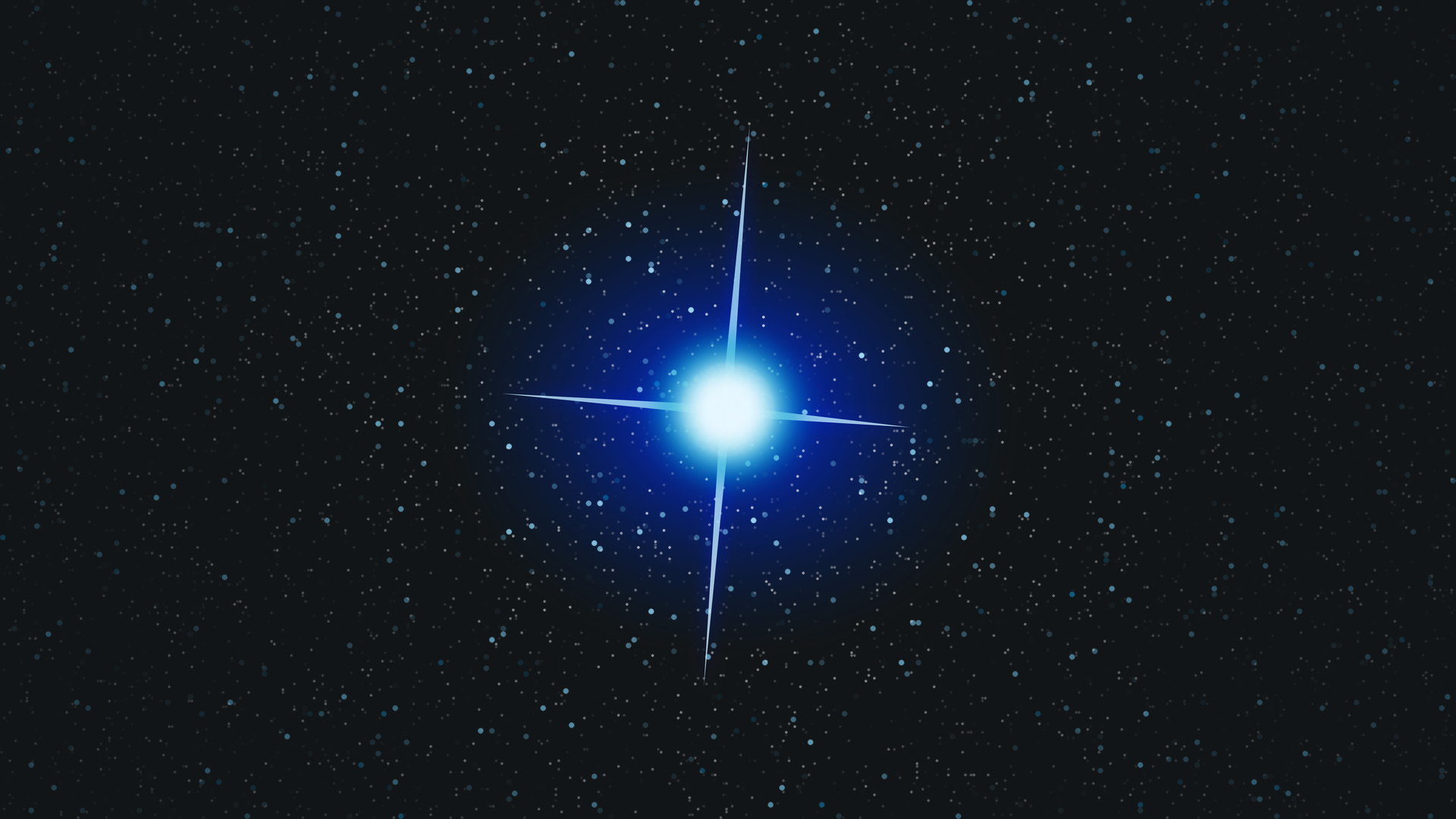蓝色 星星 星空 天狼星 电脑贴纸 8 K贴纸 壁纸 7680×4320